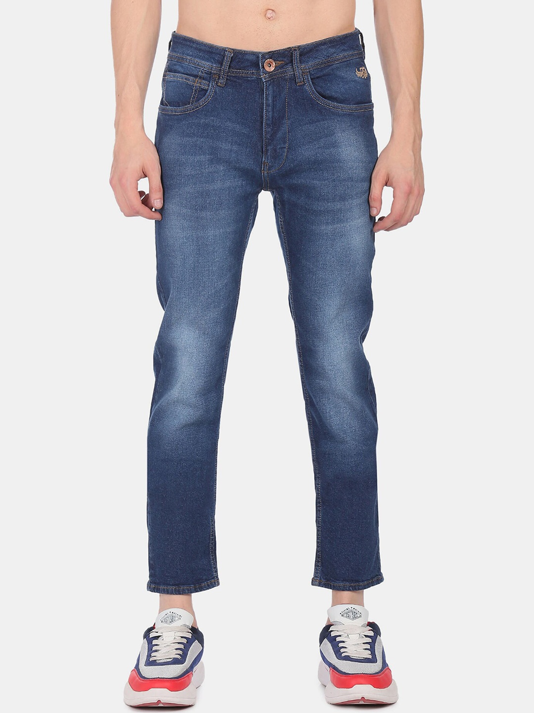 

Flying Machine Men Blue Slim Fit Heavy Fade Jeans