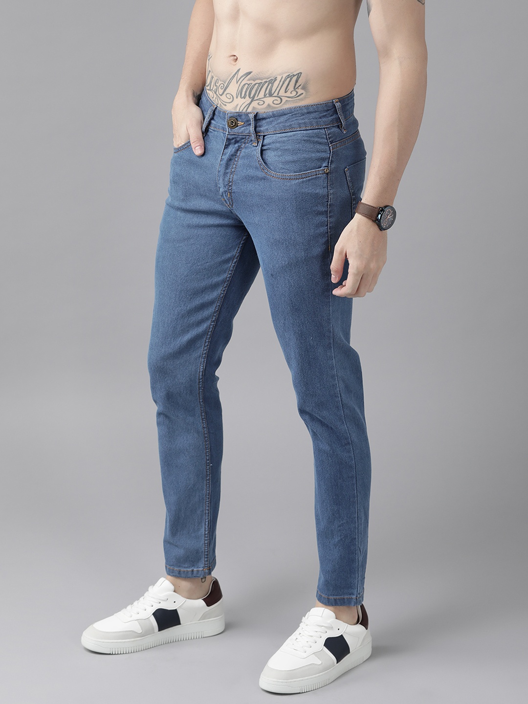 

Roadster Men Blue Skinny Fit Stretchable Jeans