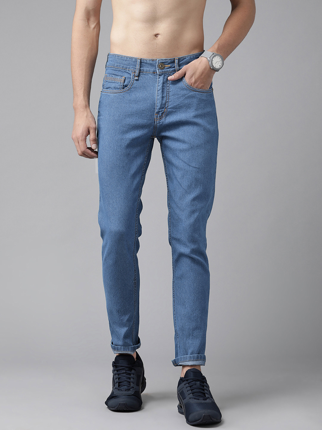 

Roadster Men Blue Skinny Fit Stretchable Jeans