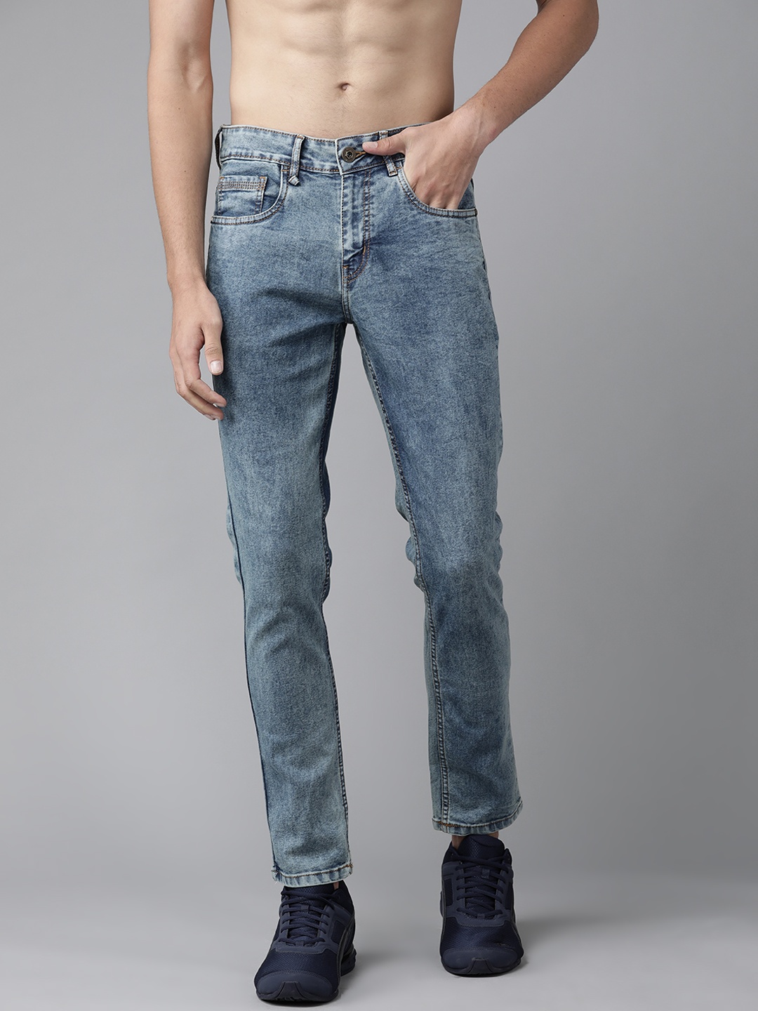 

Roadster Men Blue Skinny Fit Stretchable Jeans