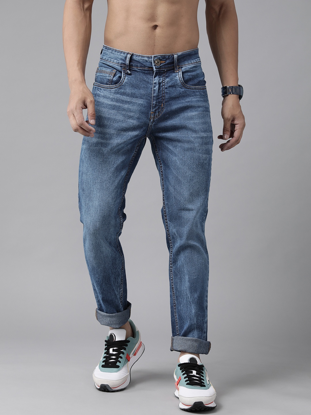 

Roadster Men Blue Skinny Fit Light Fade Stretchable Jeans