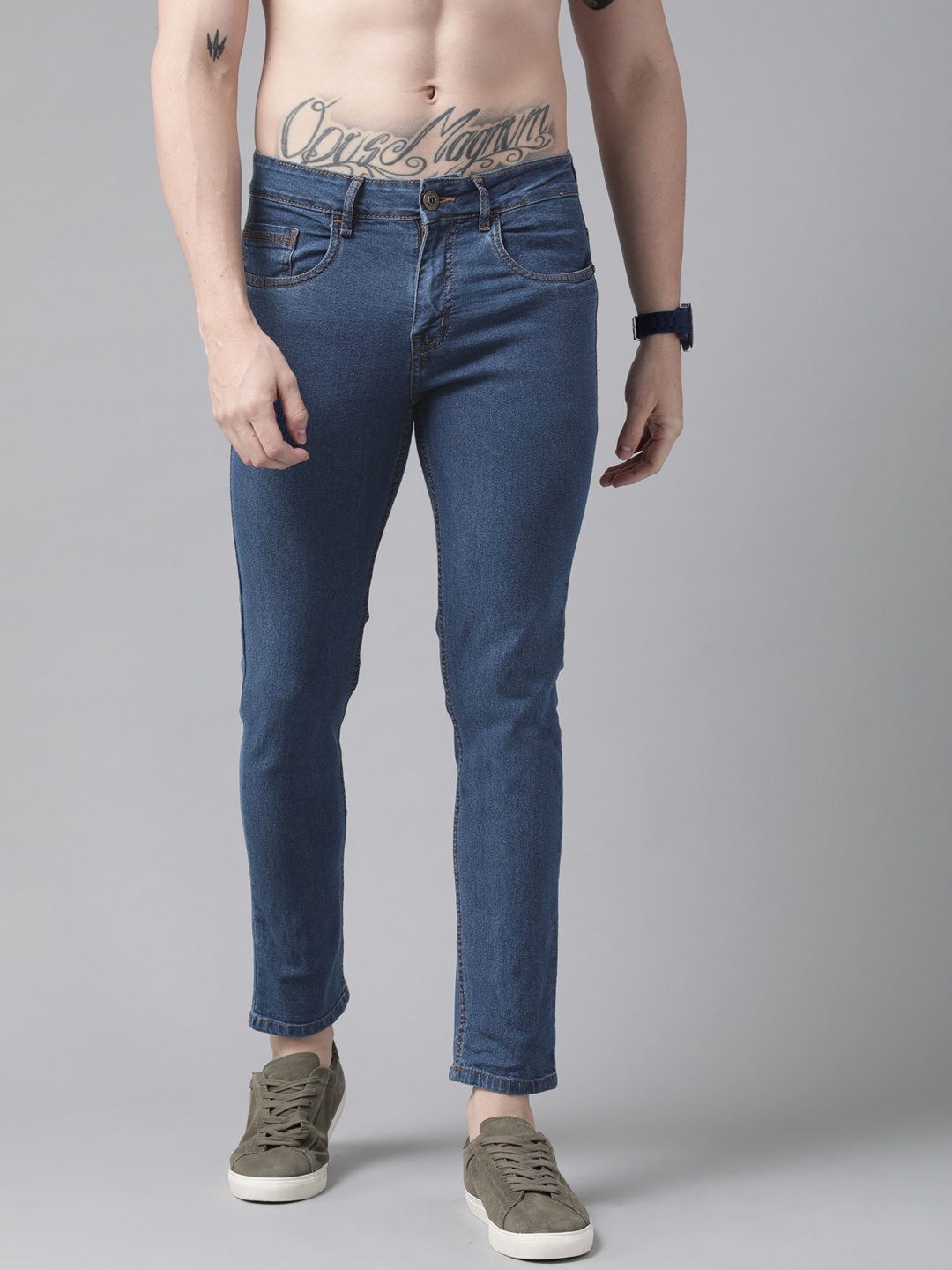 

Roadster Men Blue Skinny Fit Light Fade Stretchable Jeans