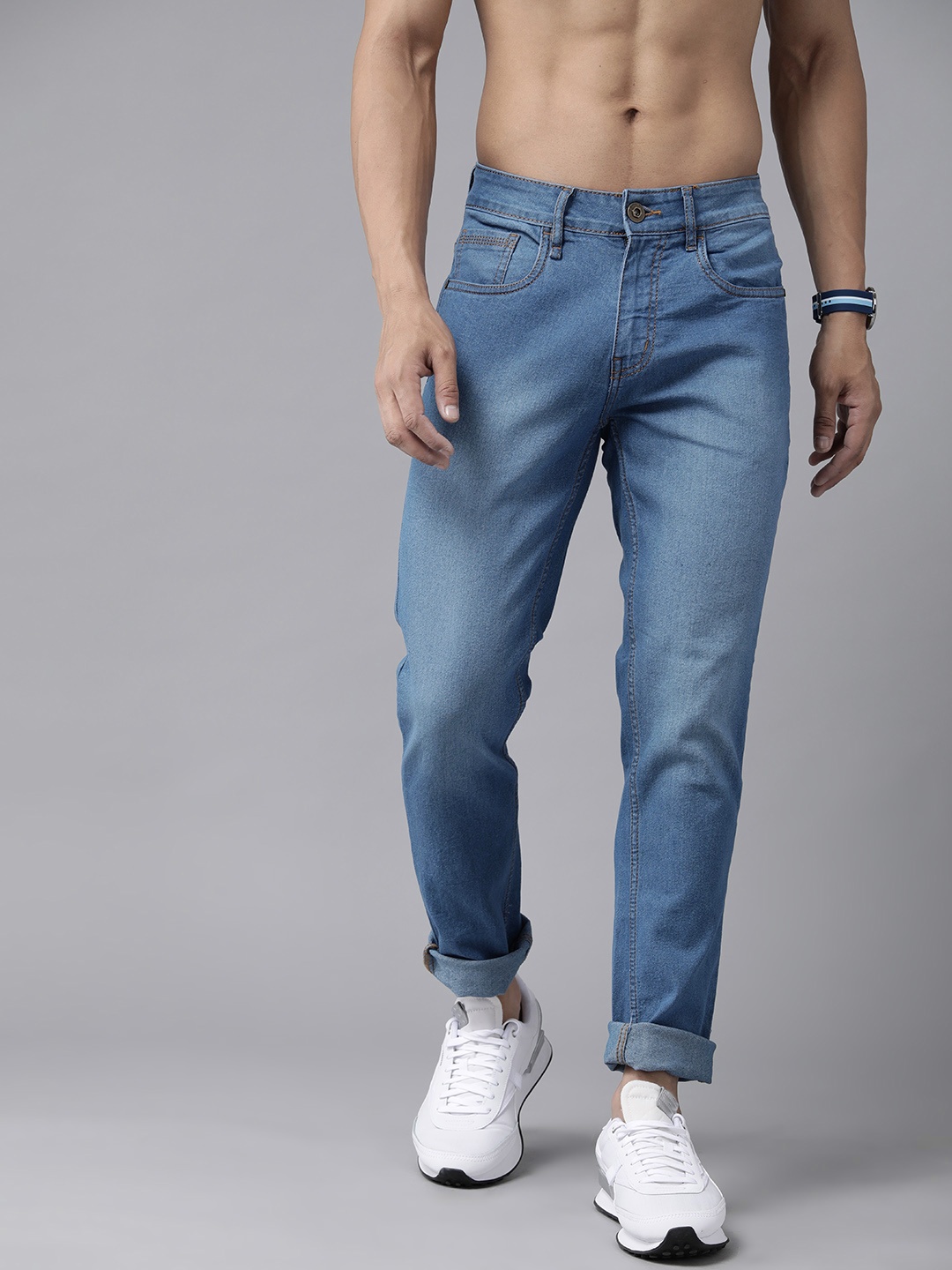

Roadster Men Blue Skinny Fit Light Fade Stretchable Jeans
