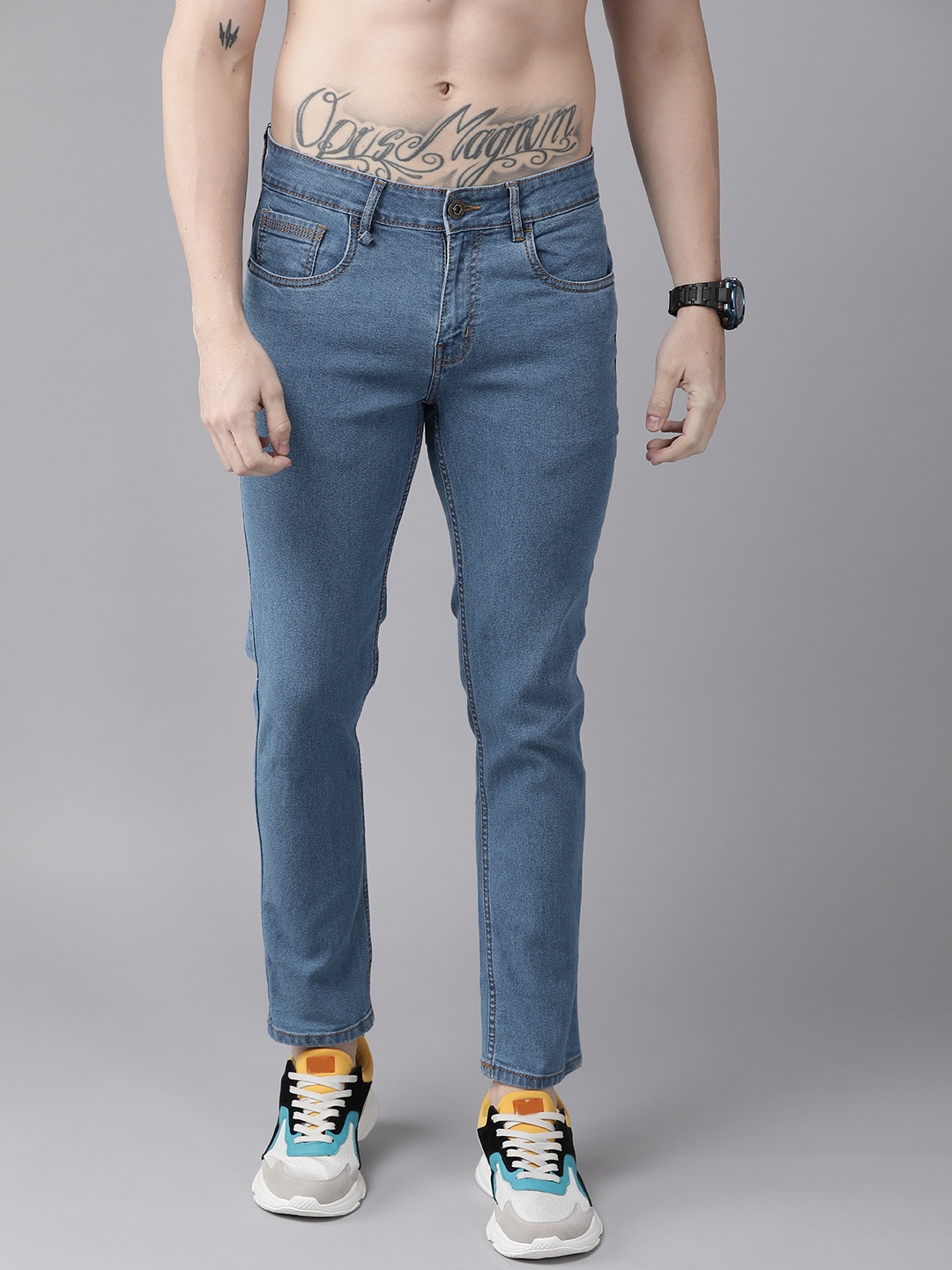 

Roadster Men Blue Skinny Fit Stretchable Jeans
