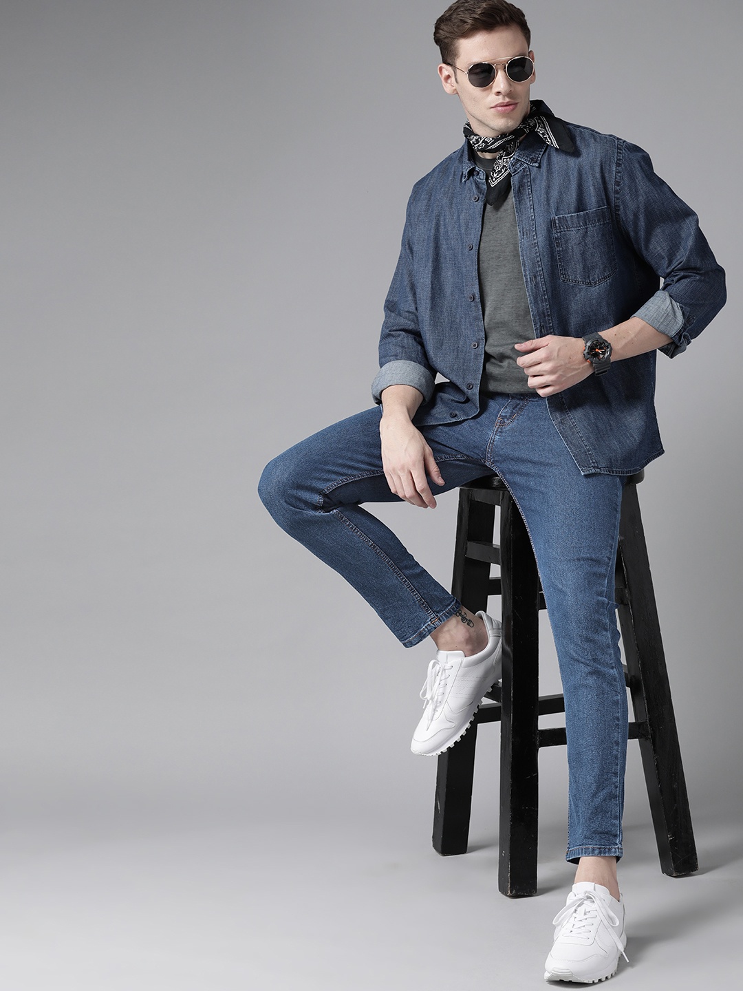 

Roadster Men Blue Skinny Fit Stretchable Jeans