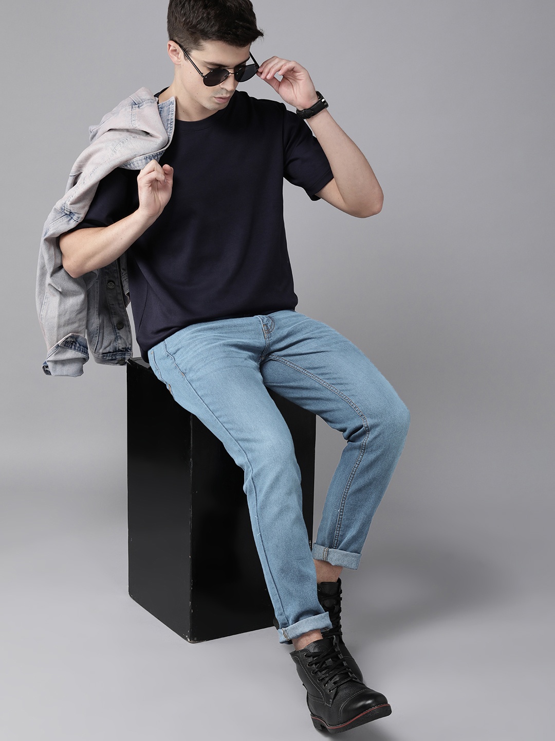 

Roadster Men Blue Skinny Fit Stretchable Jeans