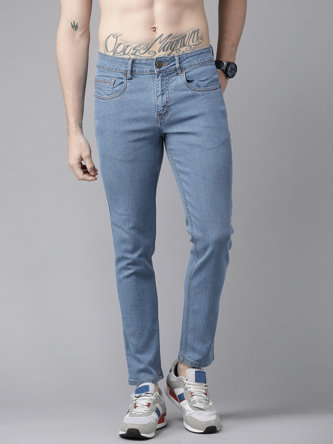 

Roadster Men Blue Skinny Fit Stretchable Jeans