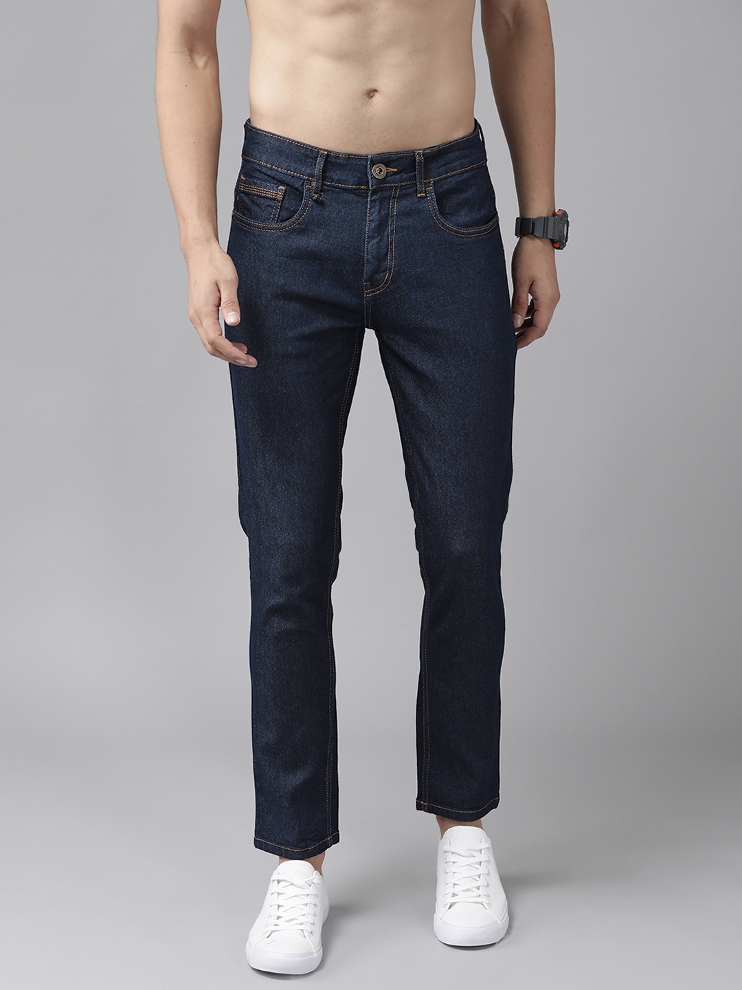 

Roadster Men Navy Blue Skinny Fit Stretchable Jeans