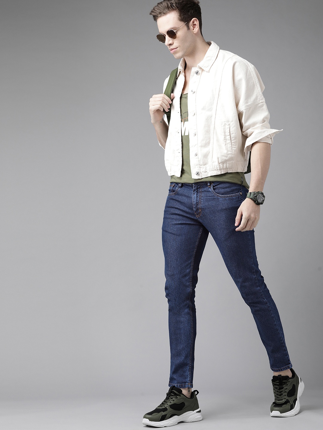 

Roadster Men Blue Skinny Fit Stretchable Jeans