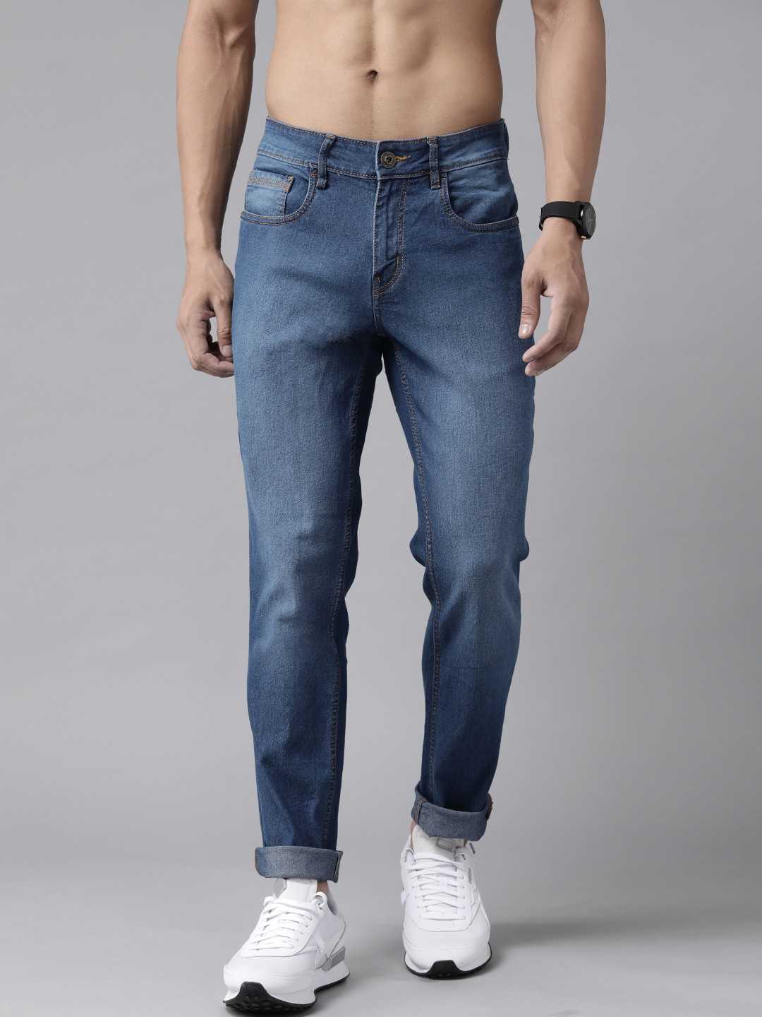 

Roadster Men Blue Skinny Fit Light Fade Stretchable Jeans