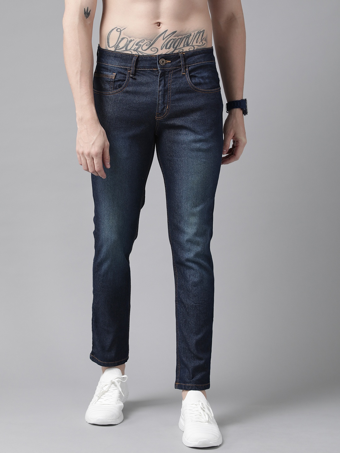 

Roadster Men Blue Skinny Fit Light Fade Stretchable Jeans