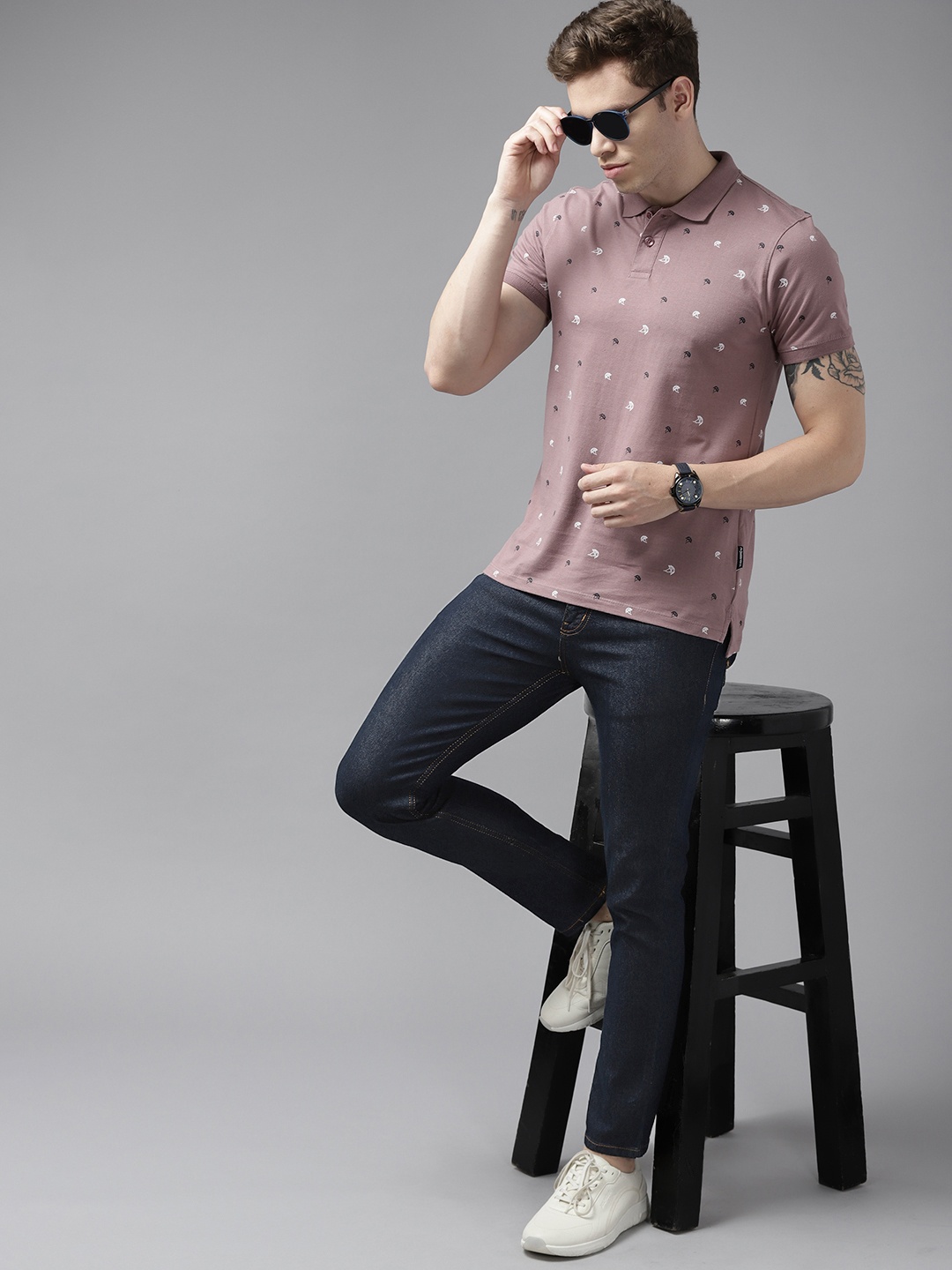 

Roadster Men Navy Blue Skinny Fit Stretchable Jeans