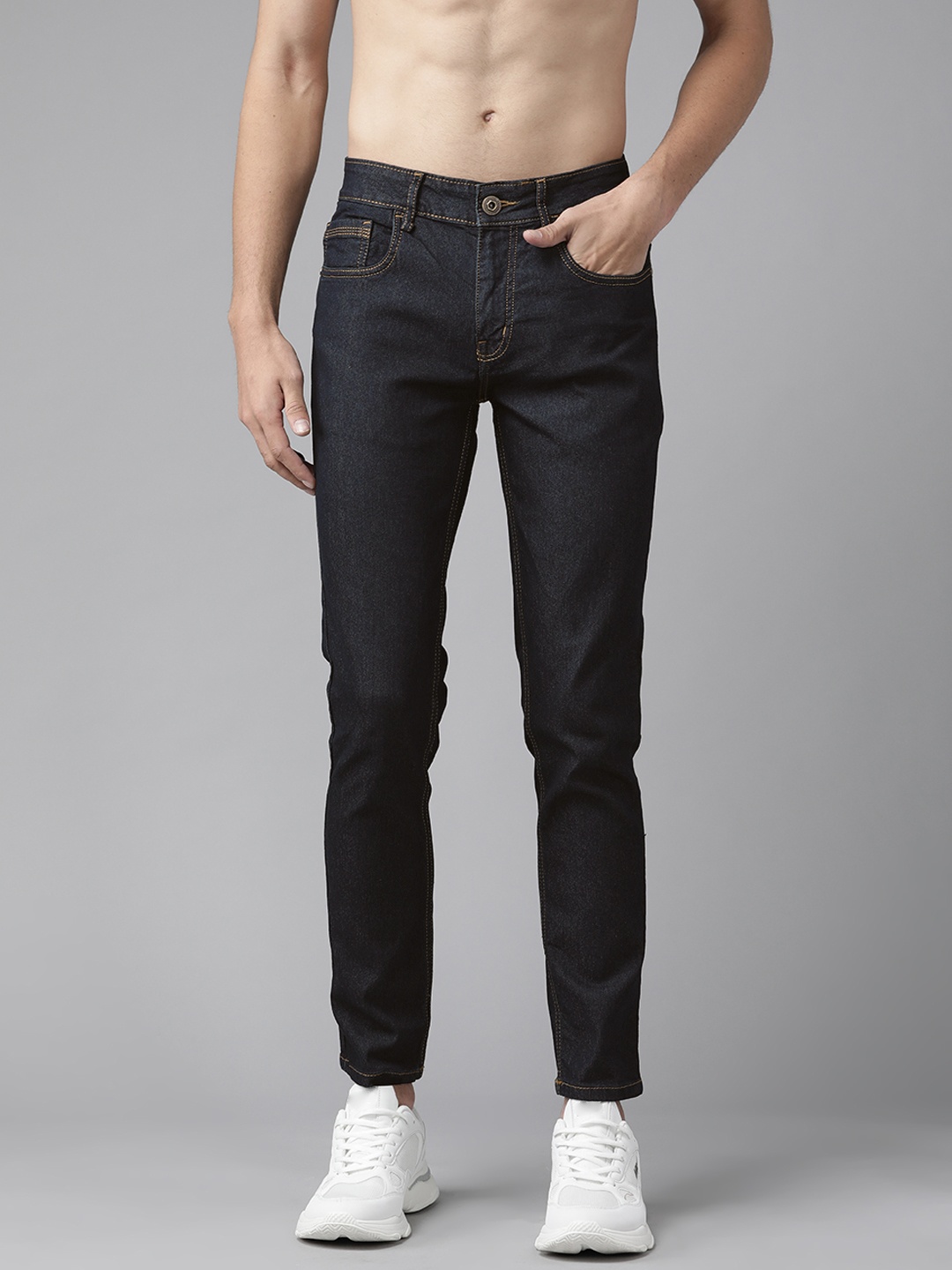 

Roadster Men Navy Blue Skinny Fit Jeans