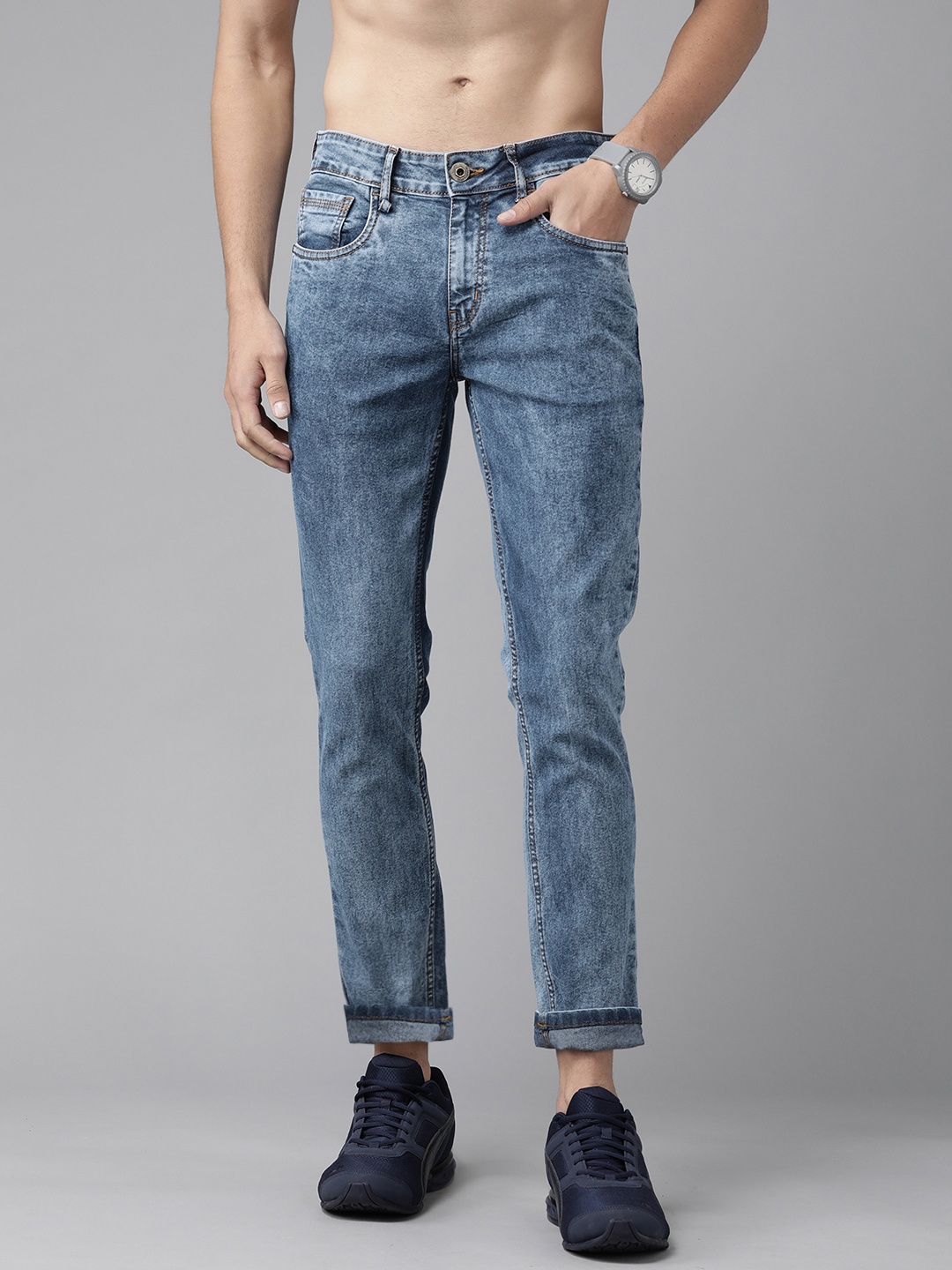

Roadster Men Blue Skinny Fit Stretchable Jeans