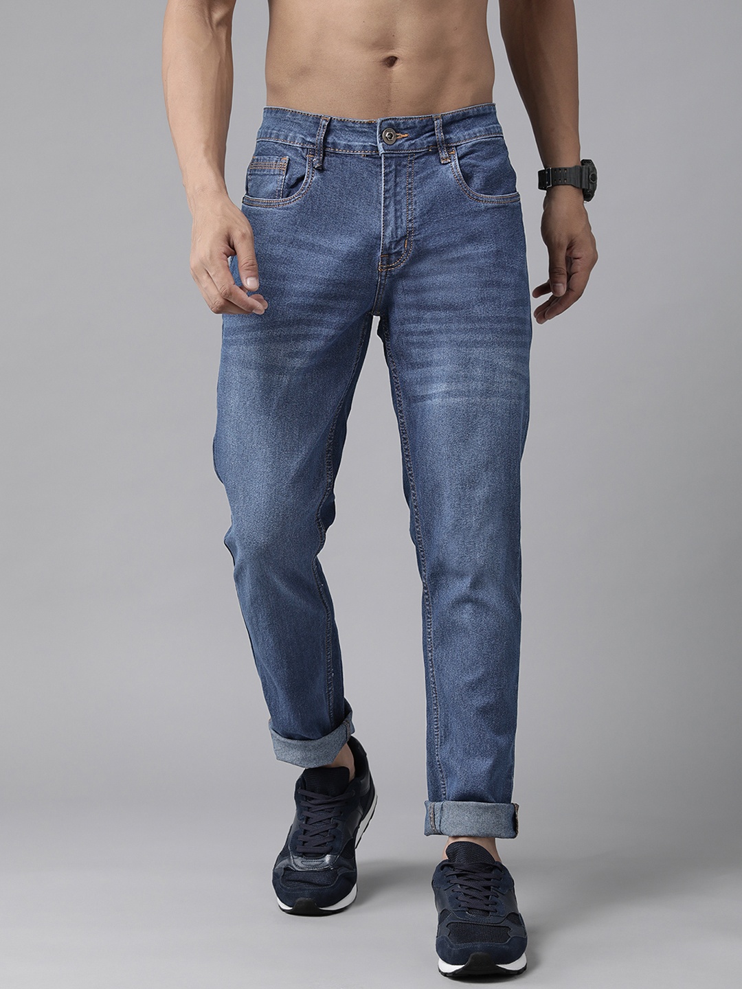 

Roadster Men Blue Skinny Fit Light Fade Stretchable Jeans