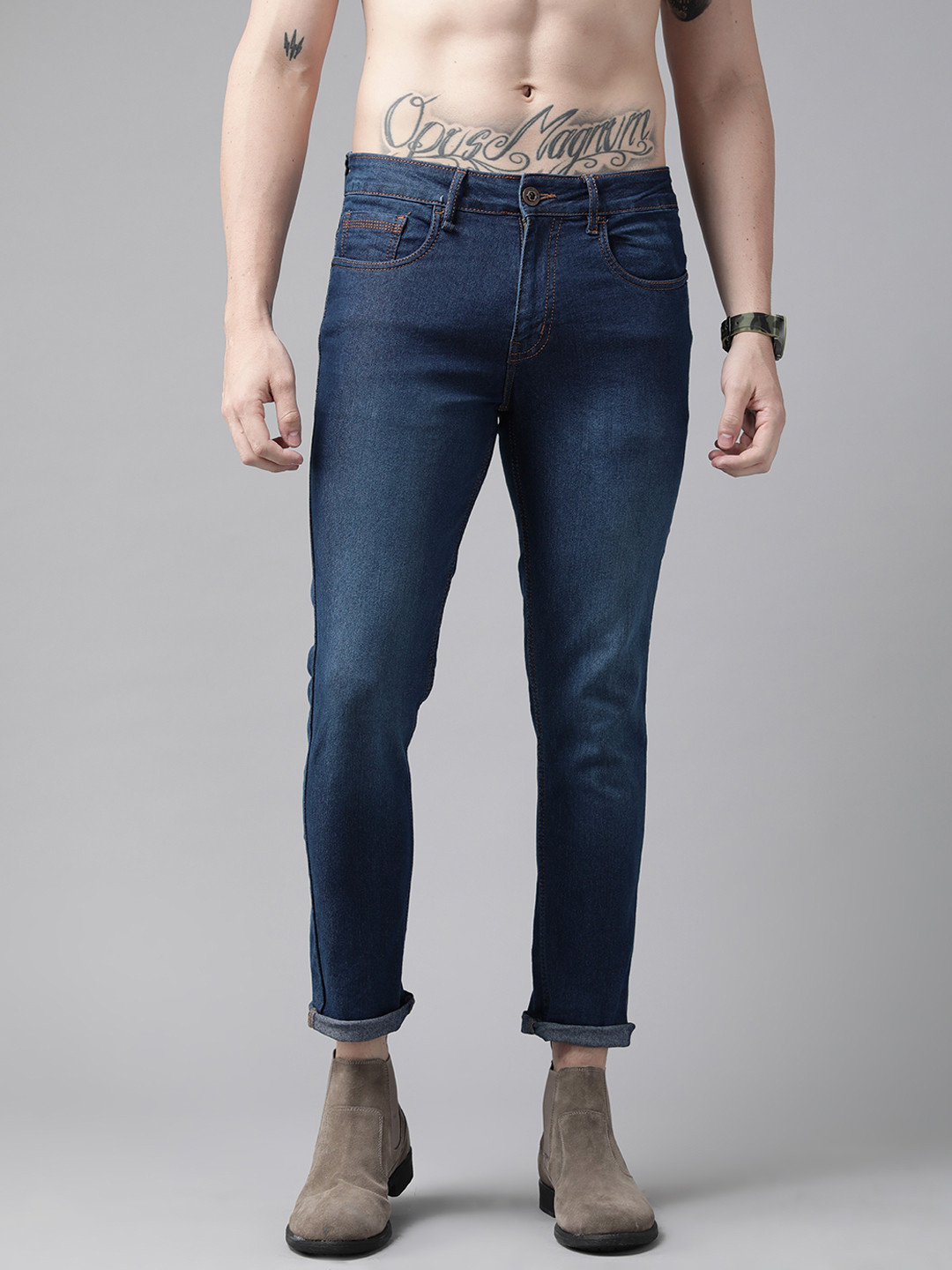 

Roadster Men Blue Skinny Fit Light Fade Stretchable Jeans