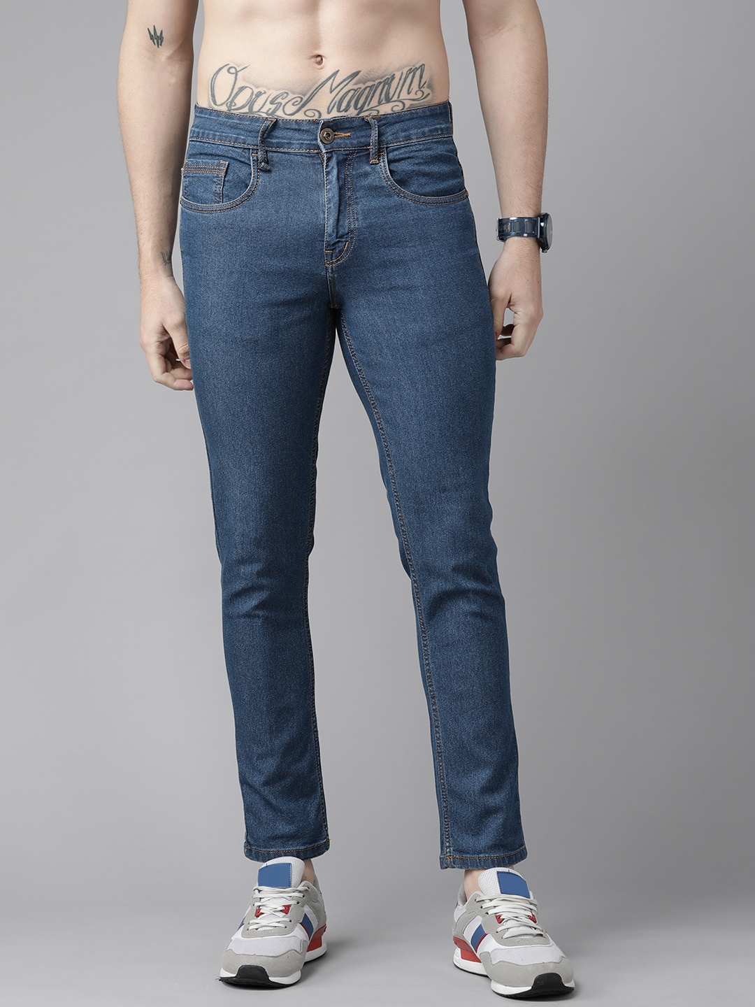 

Roadster Men Blue Skinny Fit Stretchable Jeans