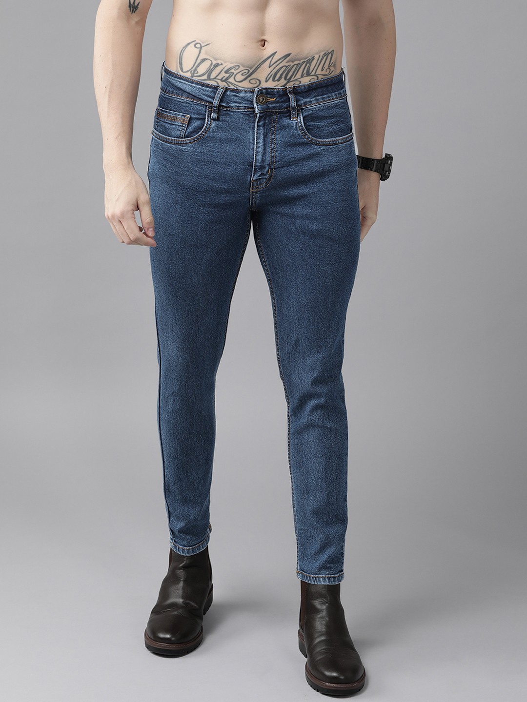 

Roadster Men Blue Skinny Fit Stretchable Jeans