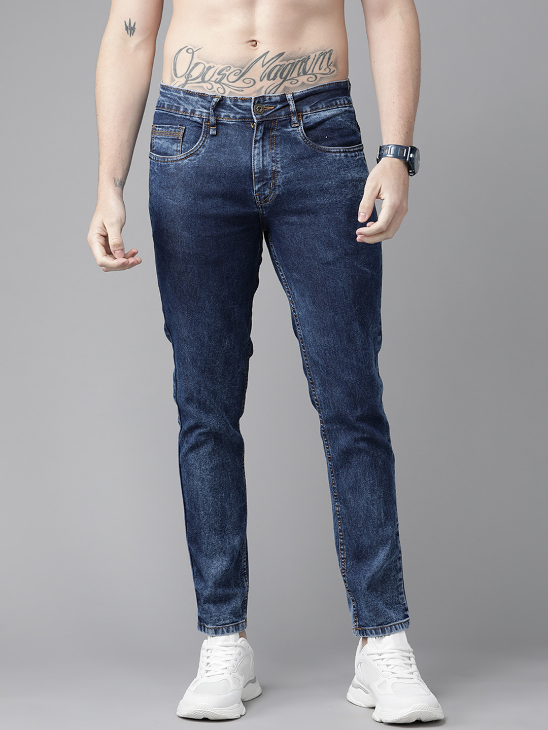 

Roadster Men Blue Light Fade Skinny Fit Stretchable Jeans