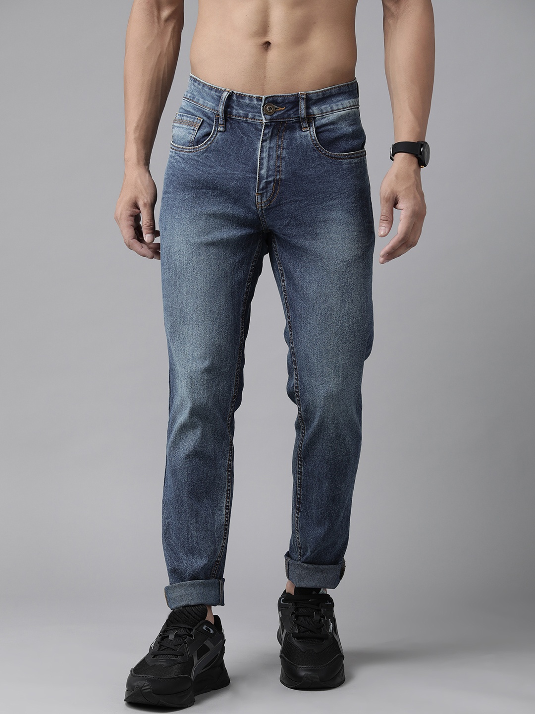 

Roadster Men Blue Skinny Fit Light Fade Stretchable Jeans