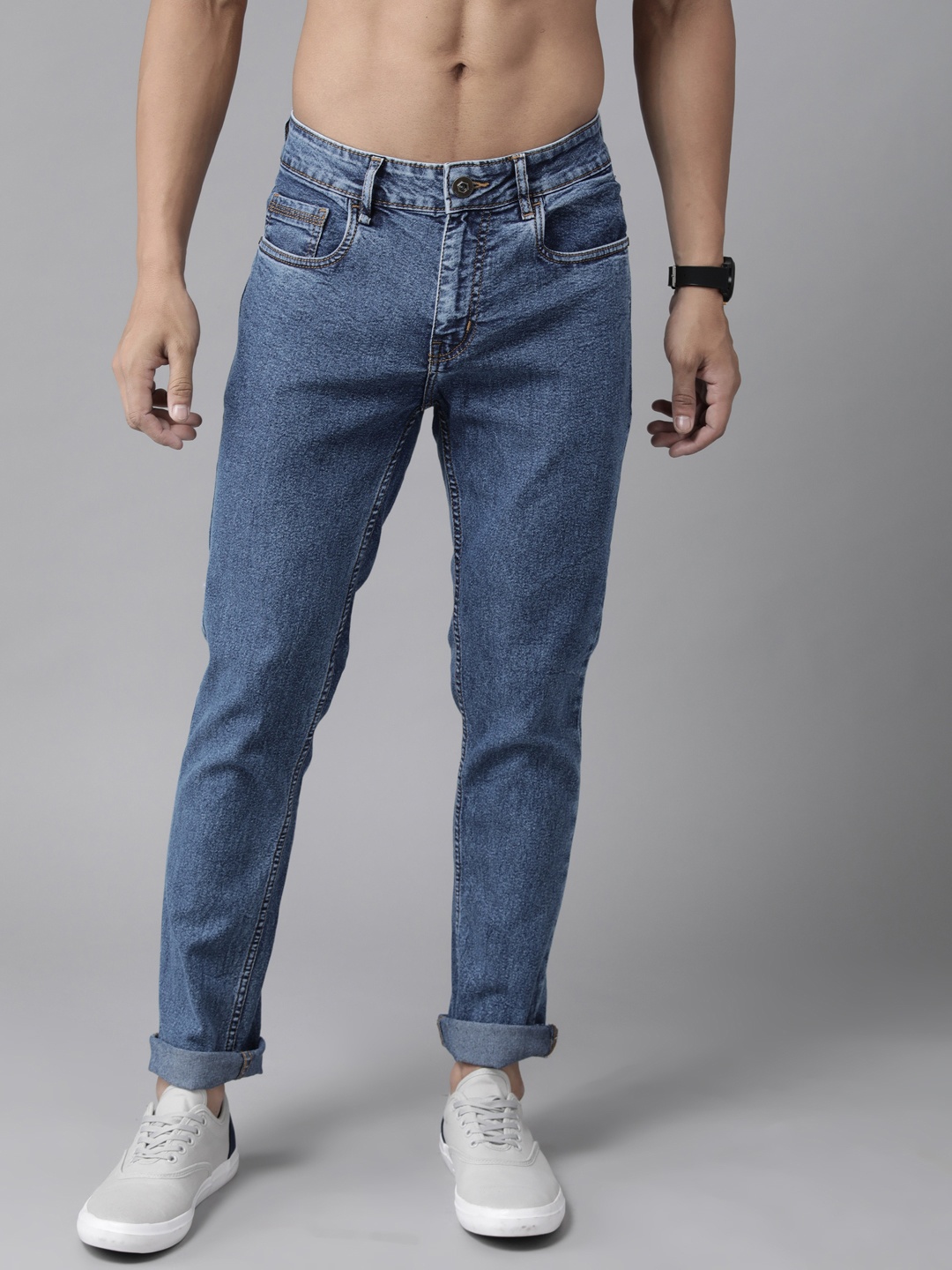 

Roadster Men Blue Skinny Fit Stretchable Jeans