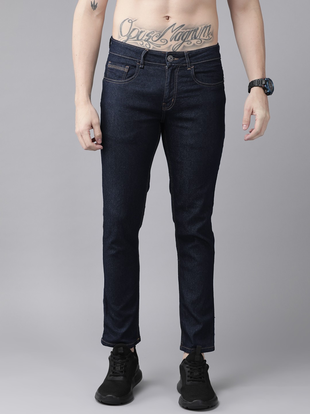 

Roadster Men Navy Blue Skinny Fit Stretchable Jeans