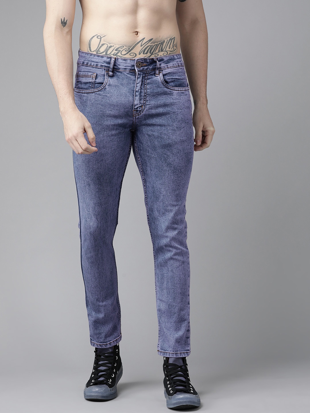 

Roadster Men Blue Skinny Fit Light Fade Stretchable Jeans