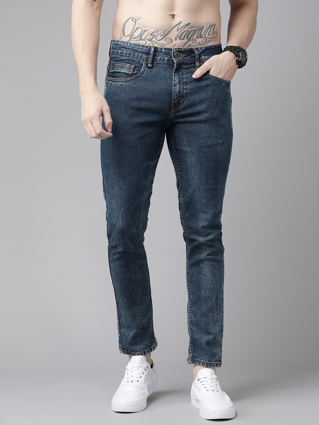 

Roadster Men Blue Skinny Fit Stretchable Jeans