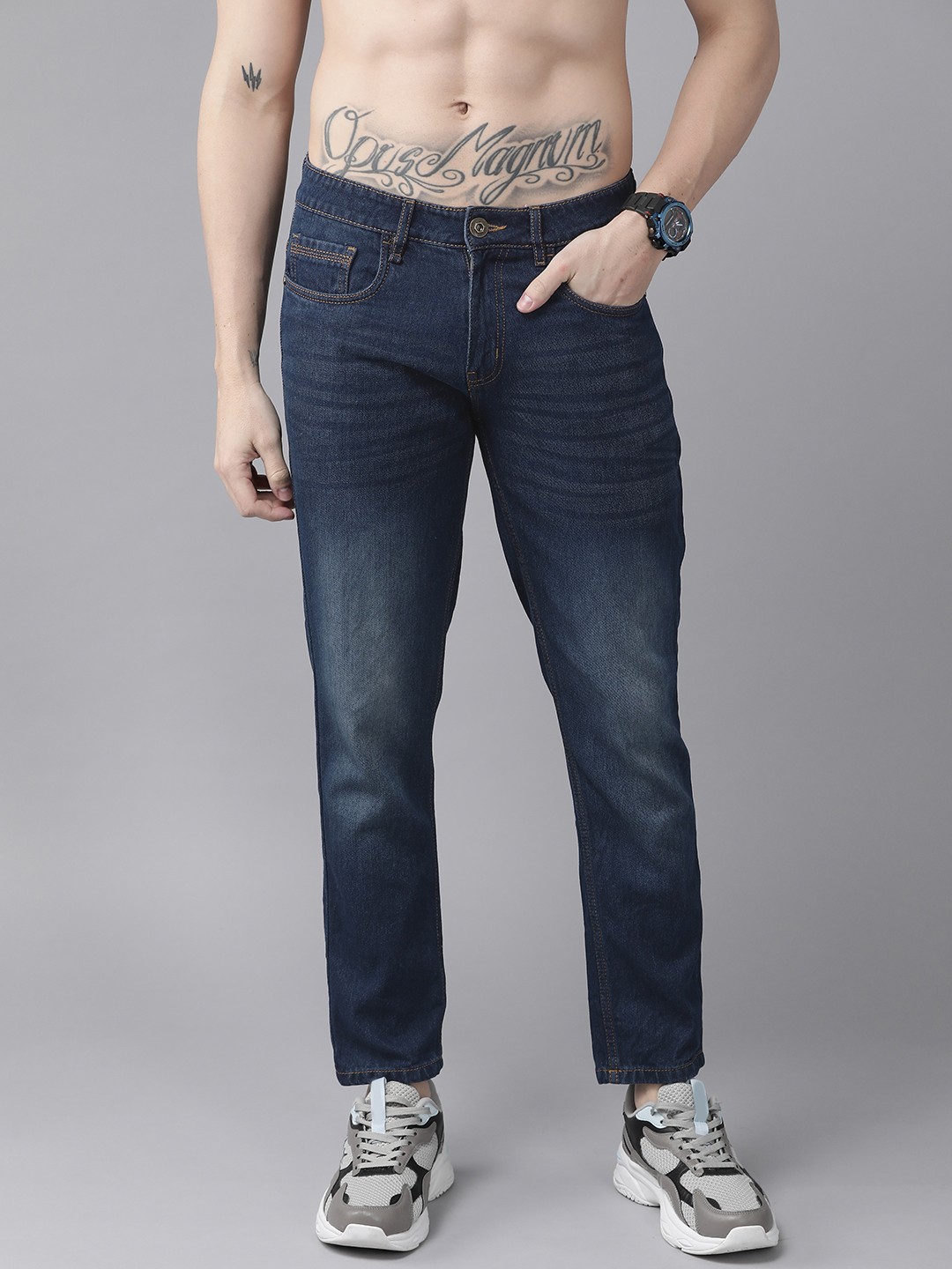 

Roadster Men Blue Skinny Fit Light Fade Stretchable Jeans
