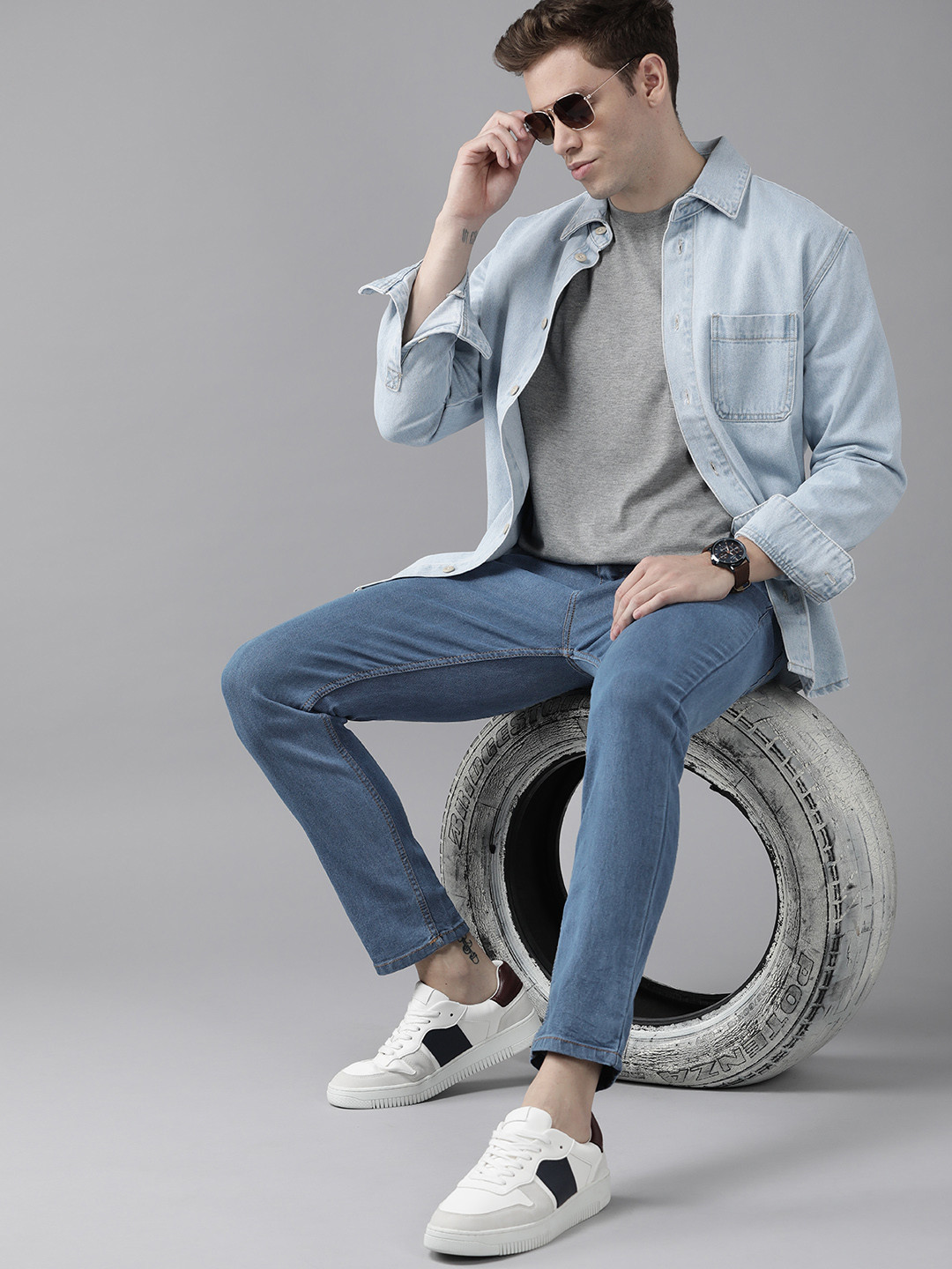 

Roadster Men Blue Skinny Fit Stretchable Jeans