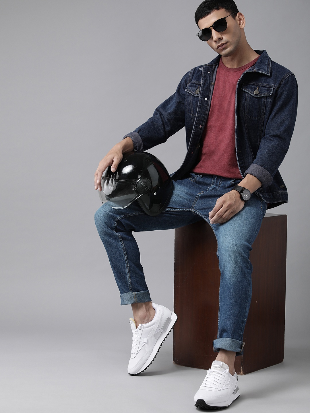 

Roadster Men Blue Skinny Fit Light Fade Stretchable Jeans