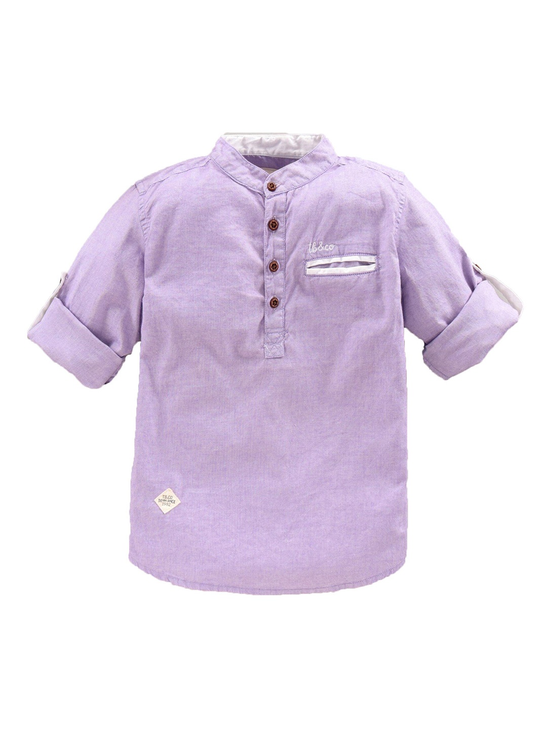 

TONYBOY Boys Purple Premium Casual Shirt