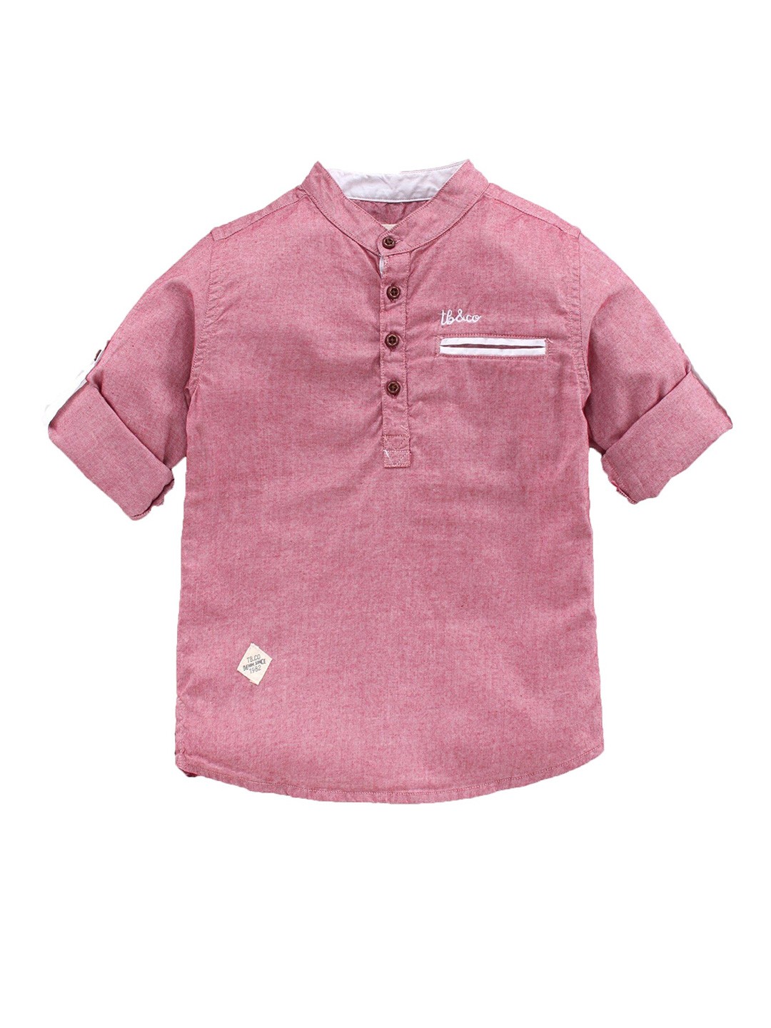 

TONYBOY Boys Burgundy Premium Casual Shirt