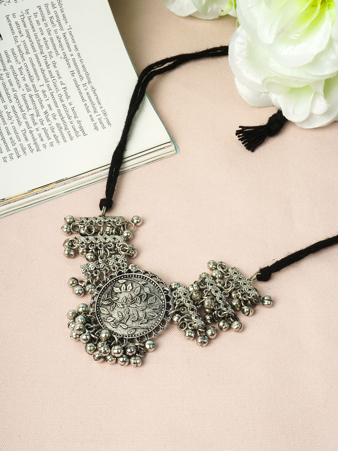 

Urmika Women Silver Necklace and Chains