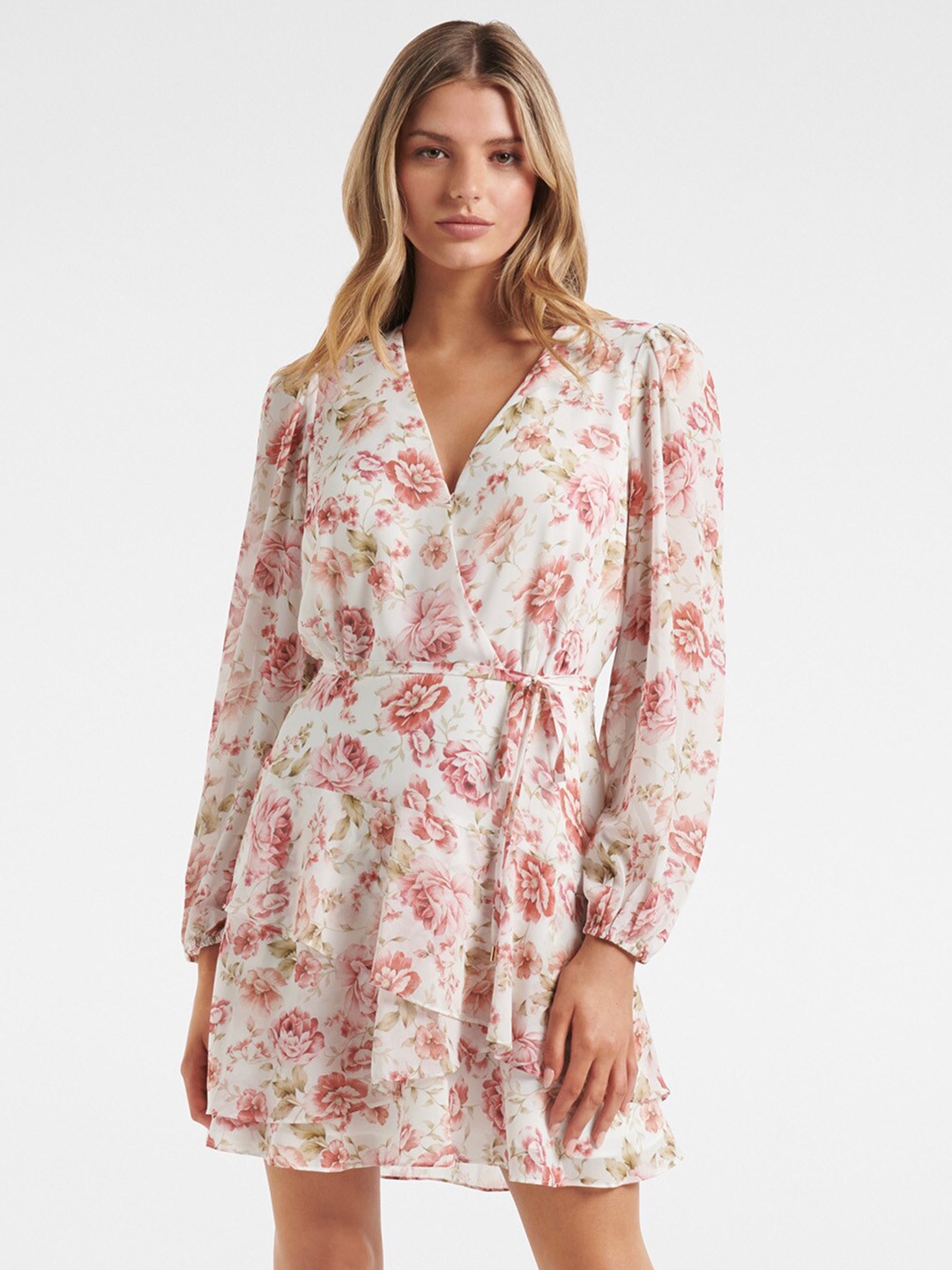 

Forever New Pink Floral Dress