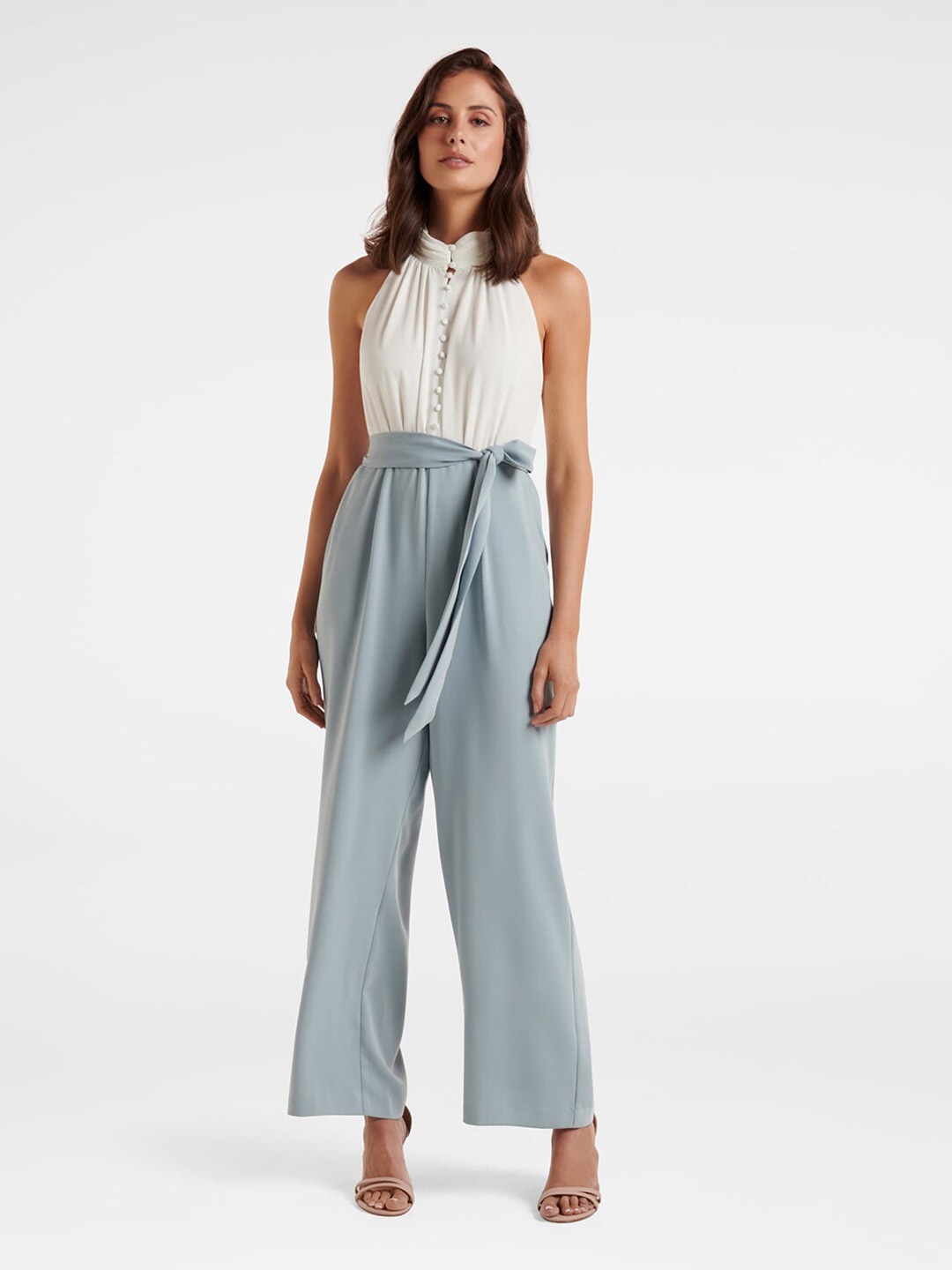 

Forever New Women Multi Jumpsuit, White