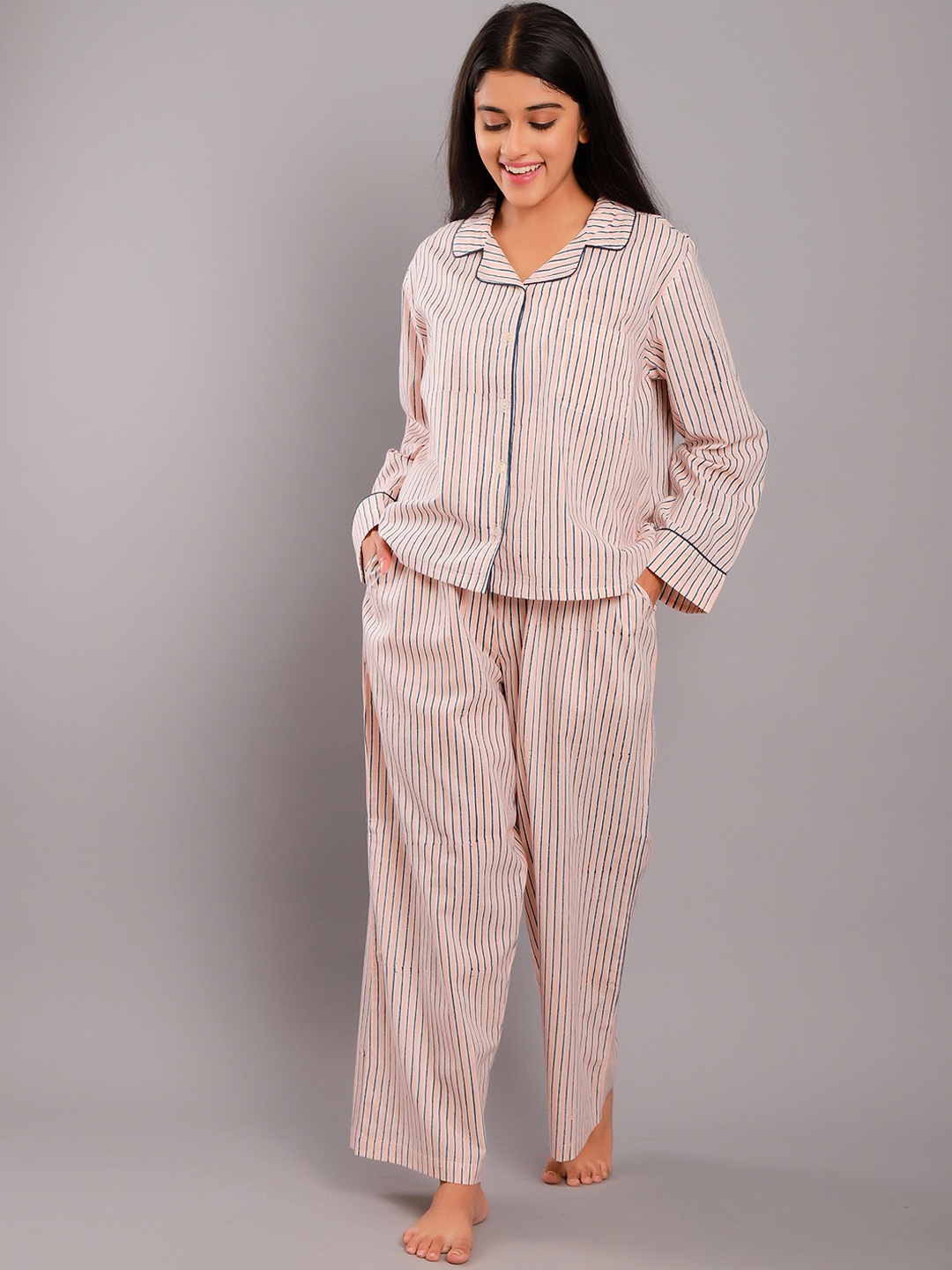 

GAURANCHE Women Pink Night suits
