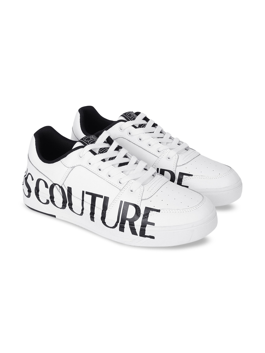 

Versace Jeans Couture Men White Printed Sneakers