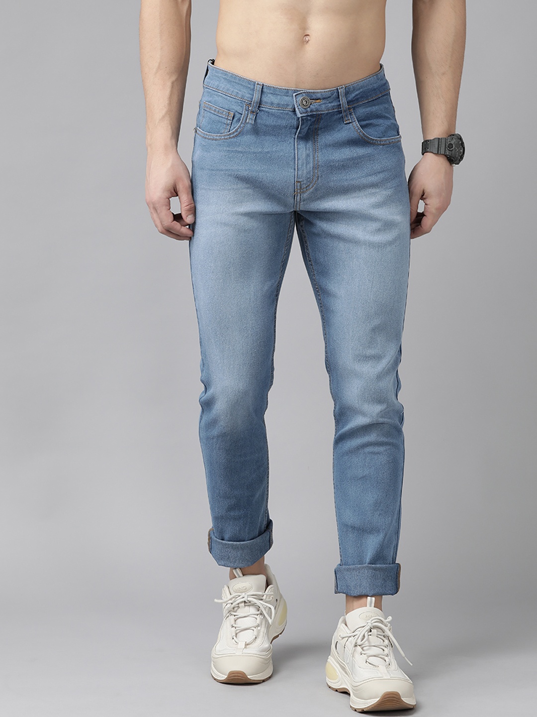 

Roadster Men Blue Slim Fit Light Fade Jeans