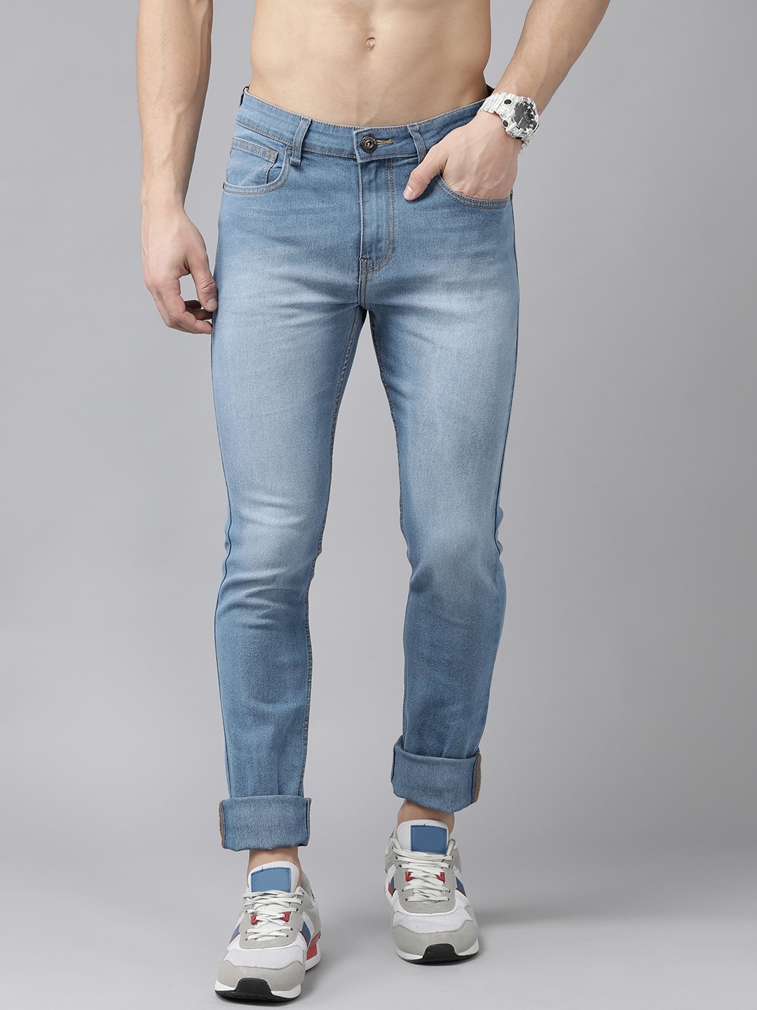 

Roadster Men Blue Skinny Fit Light Fade Stretchable Jeans