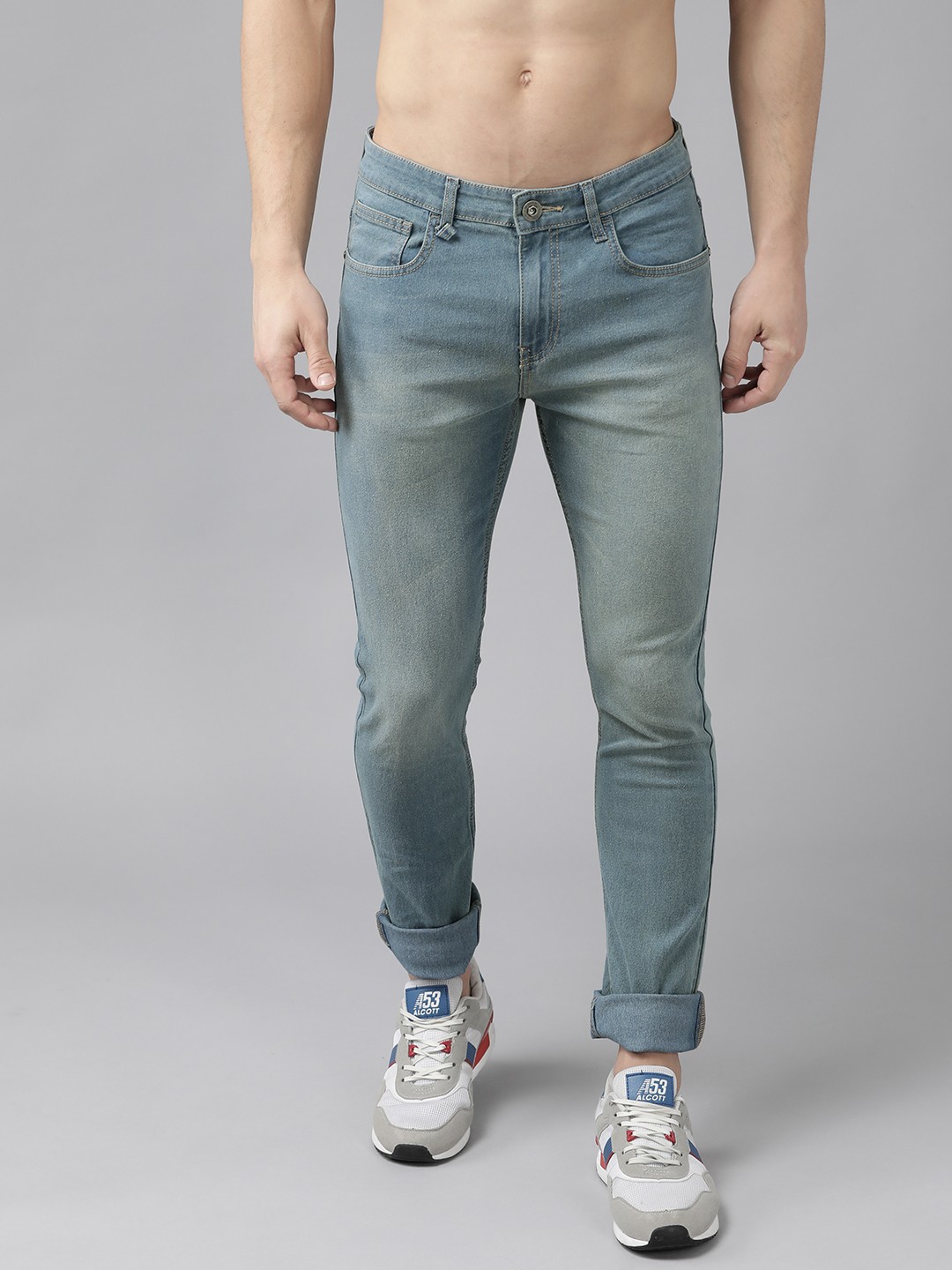

Roadster Men Blue Skinny Fit Light Fade Stretchable Jeans