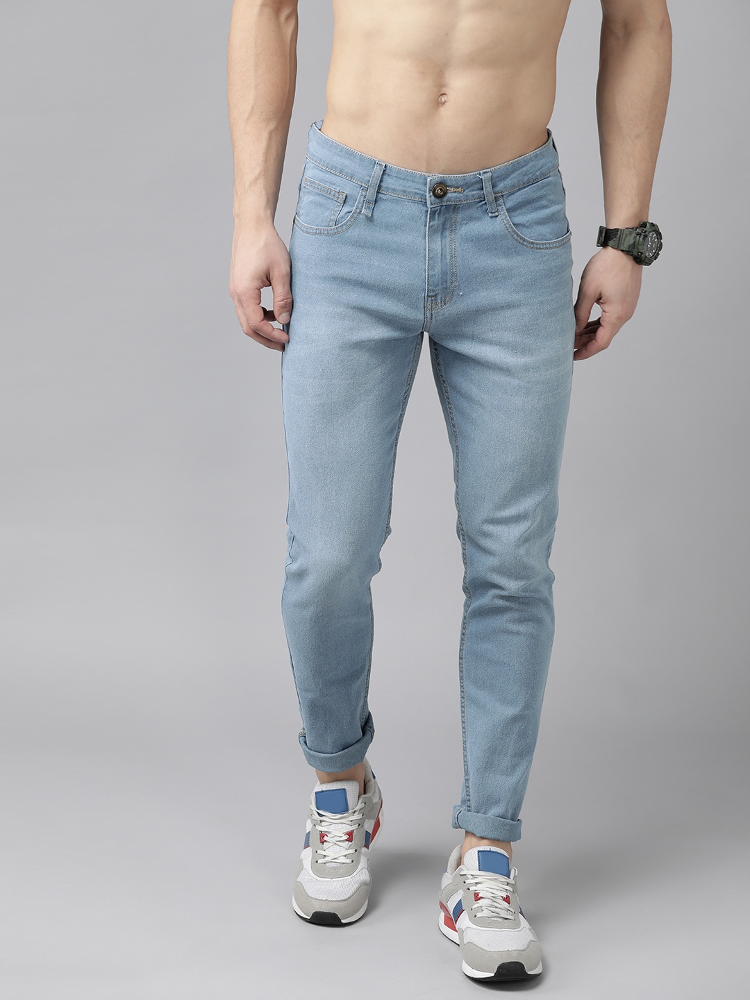 

Roadster Men Blue Slim Tapered Fit Stretchable Jeans