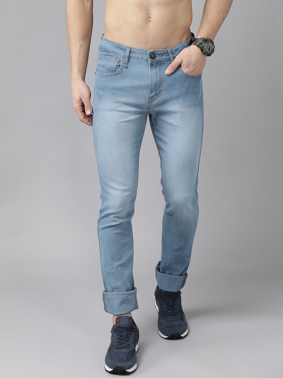 

Roadster Men Blue Skinny Fit Light Fade Stretchable Jeans