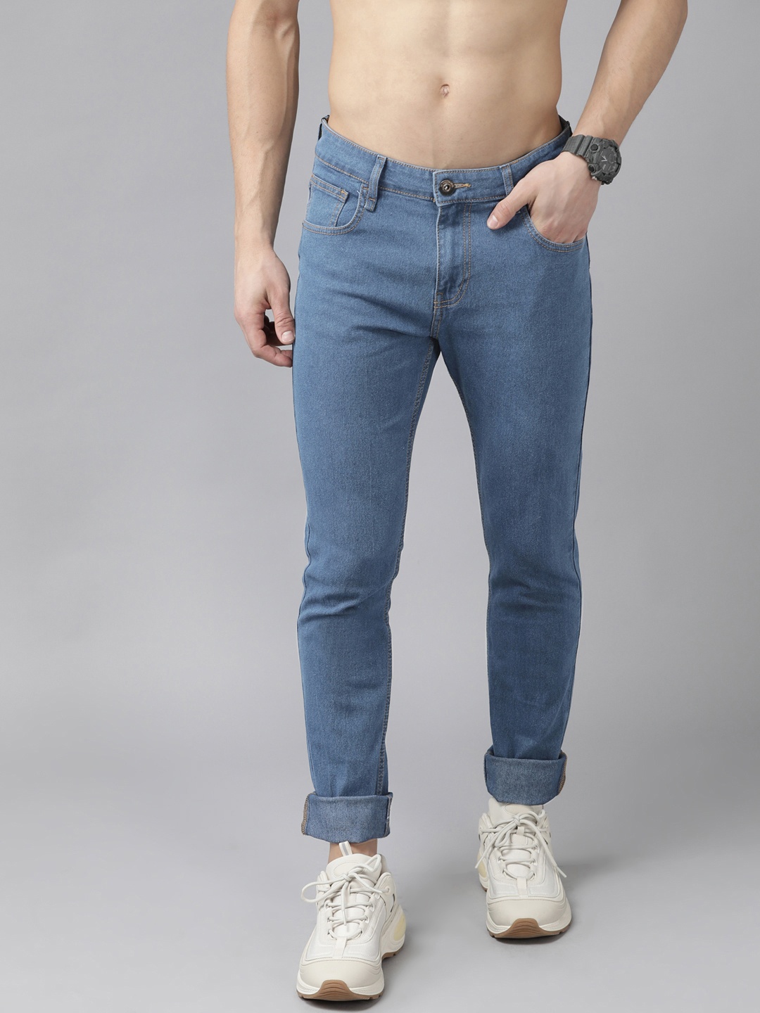 

Roadster Men Blue Slim Tapered Fit Stretchable Jeans