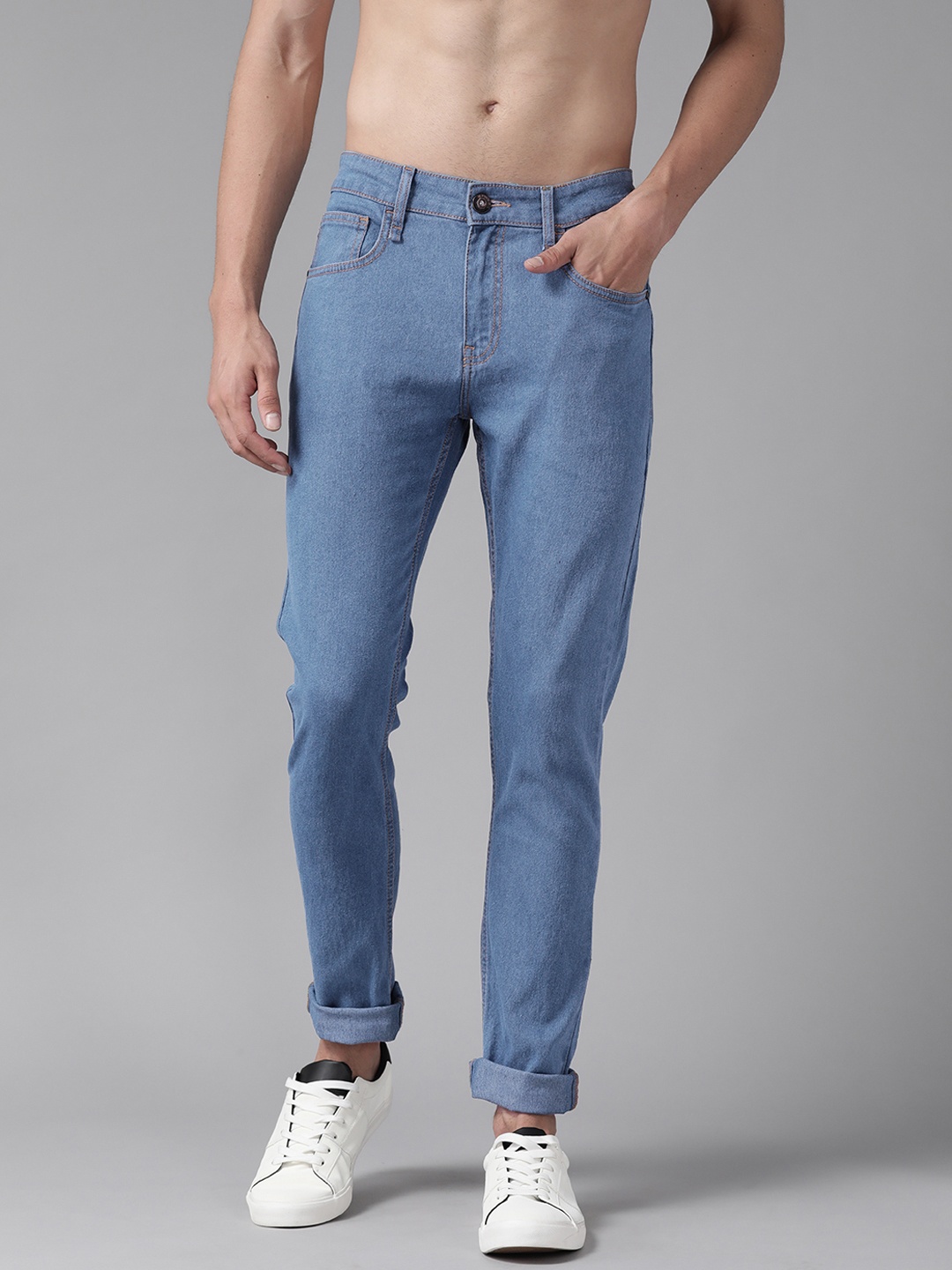 

Roadster Men Blue Skinny Fit Stretchable Jeans