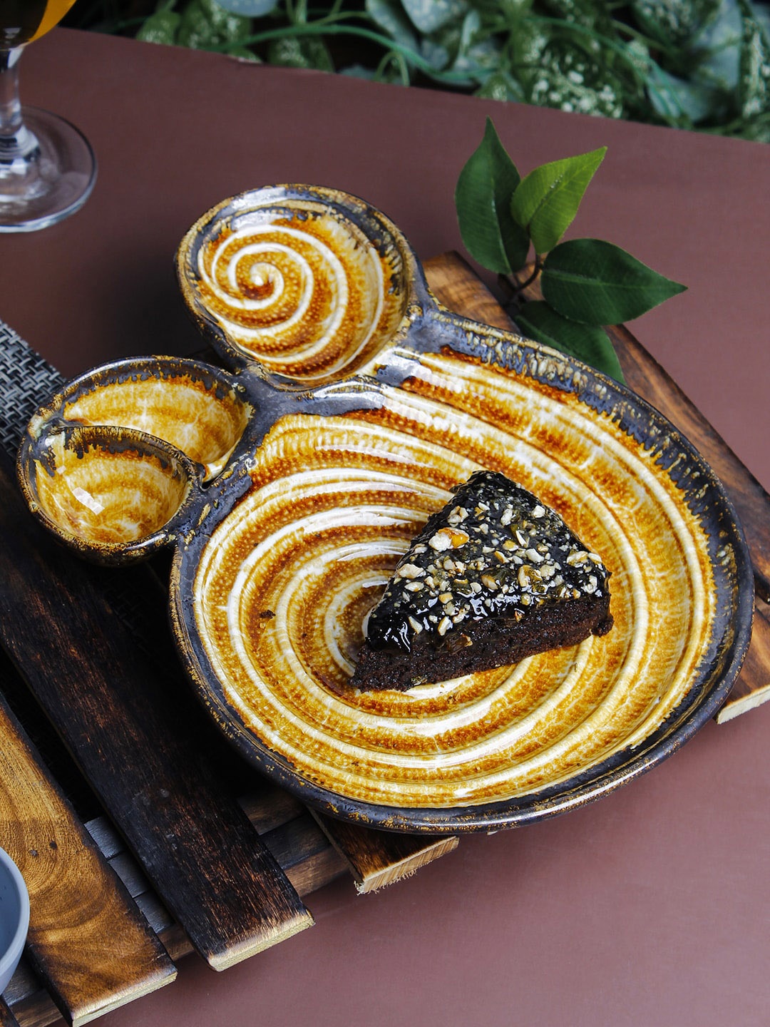 

MARKET99 Yellow Textured Ceramic Food Platter
