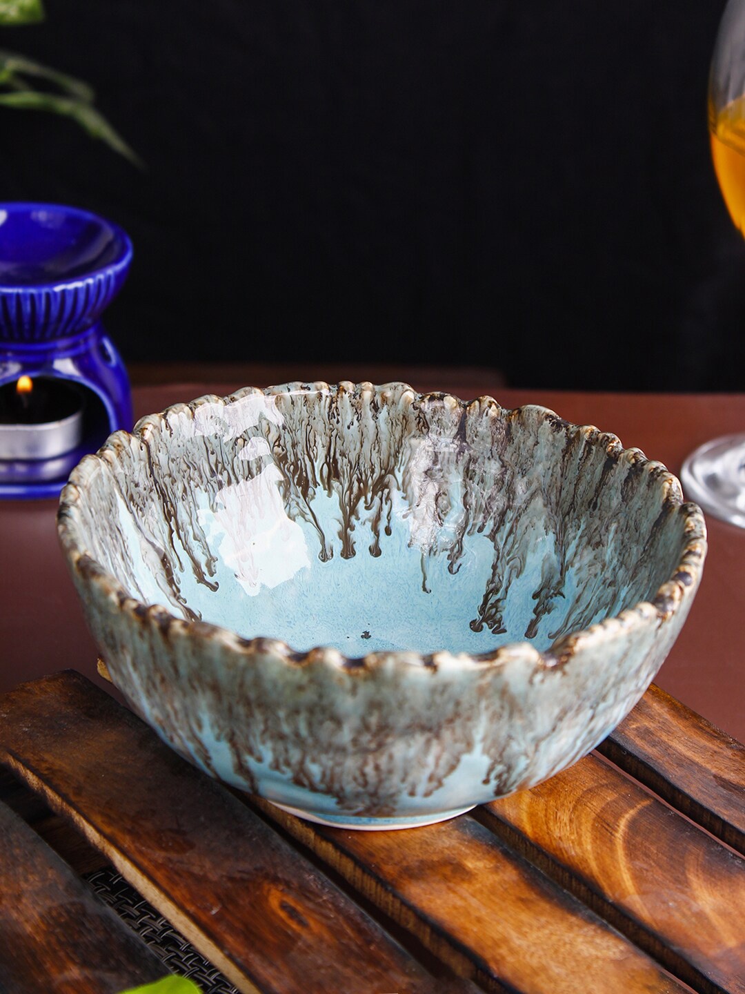 

MARKET99 Unisex Turquoise Blue Dinnerware