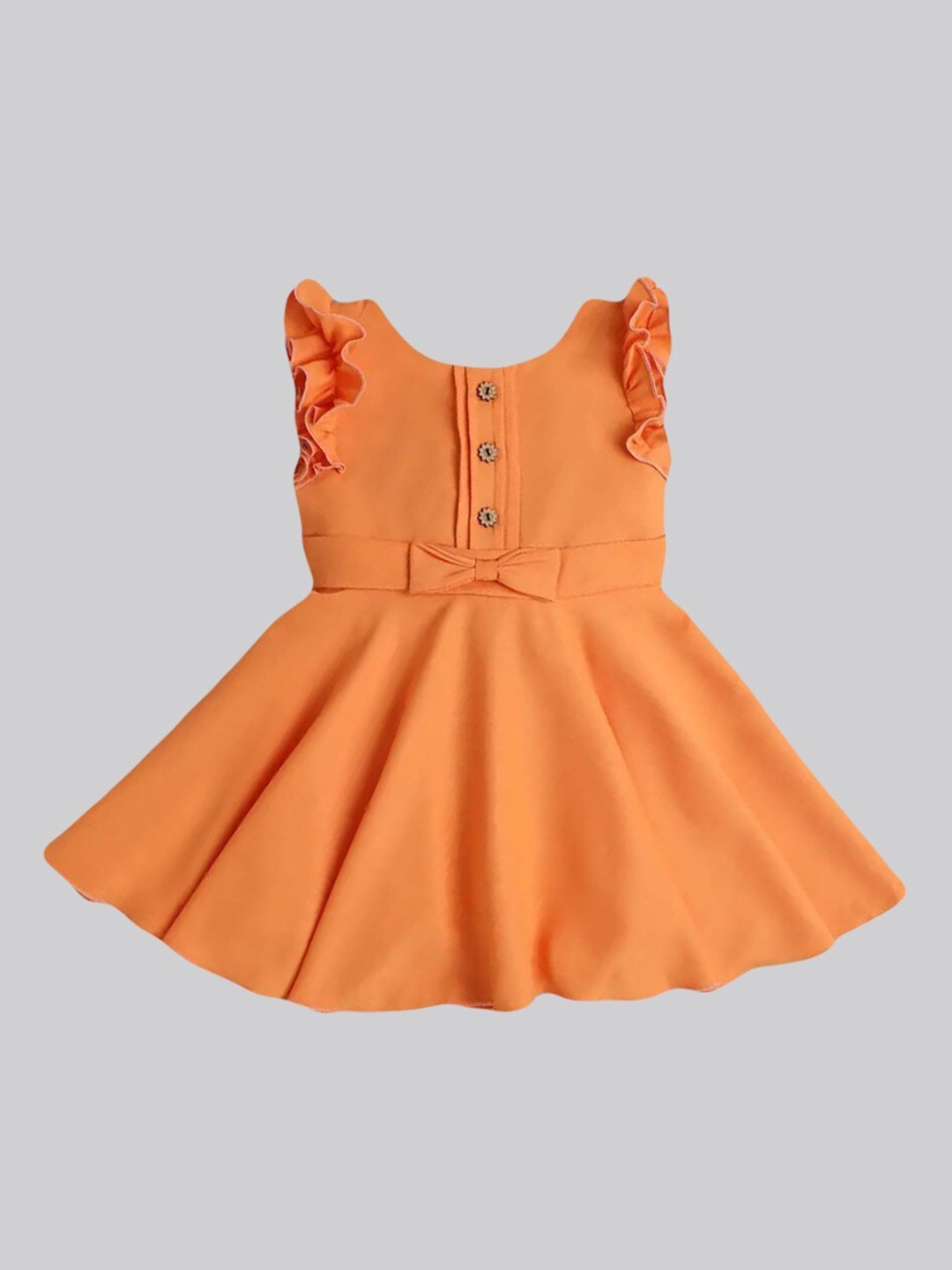 

The Magic Wand Girls Peach-Coloured Dress