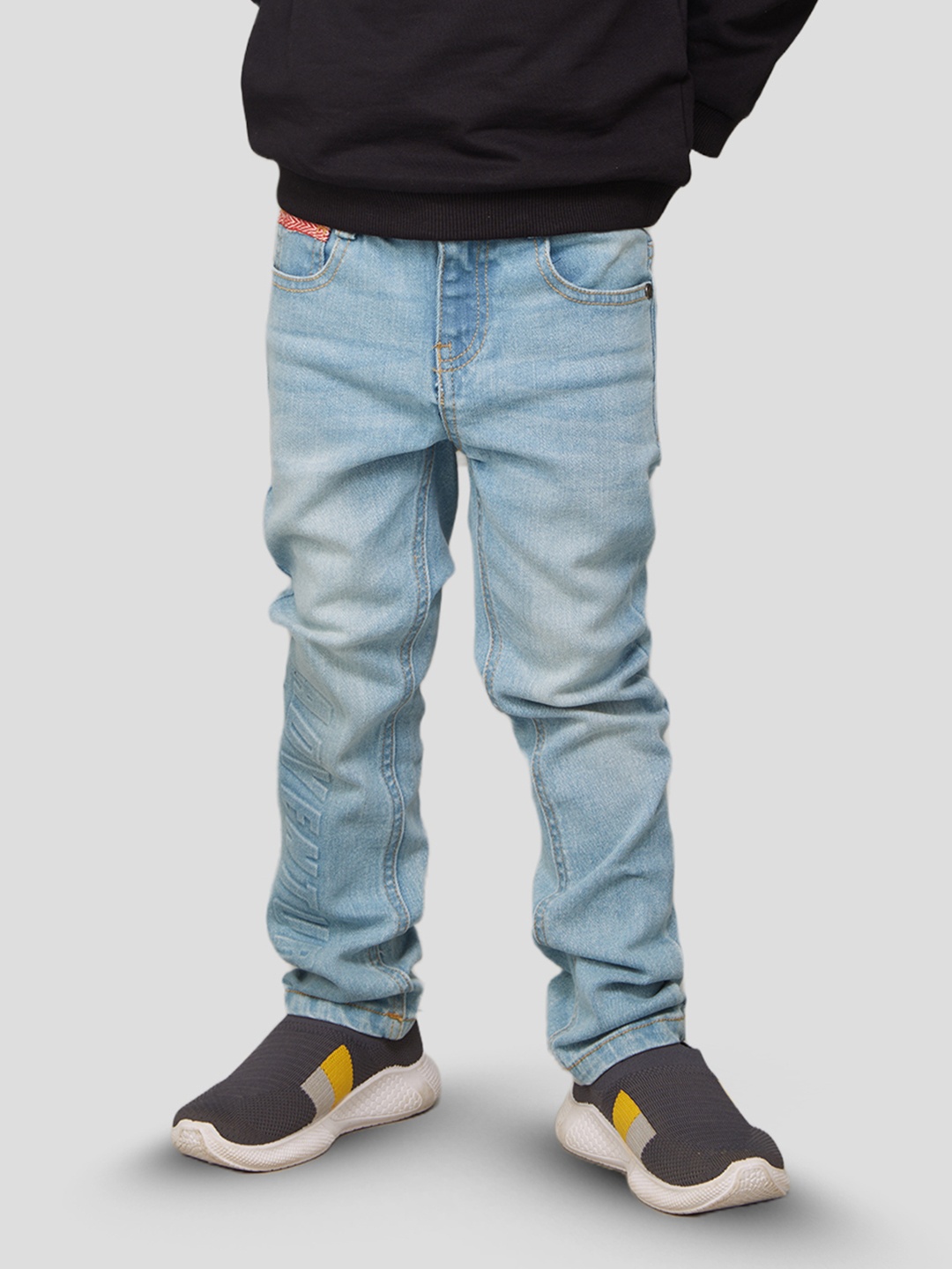 

Zalio Boys Blue Light Fade Jeans