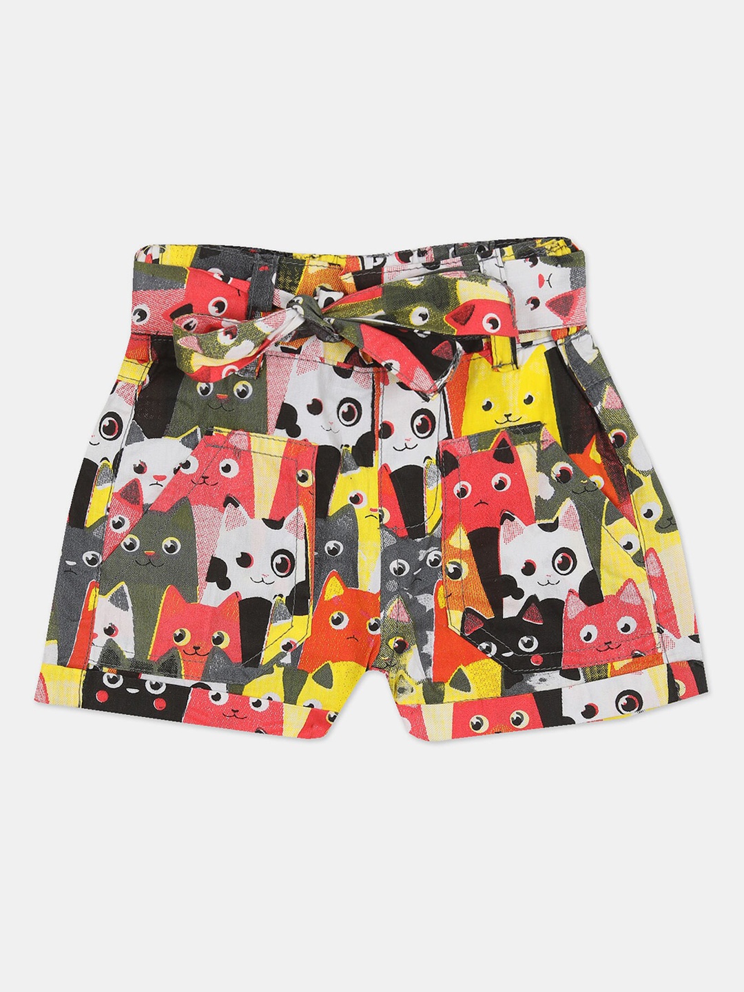 

Donuts Girls Multicoloured Printed Shorts, Multi